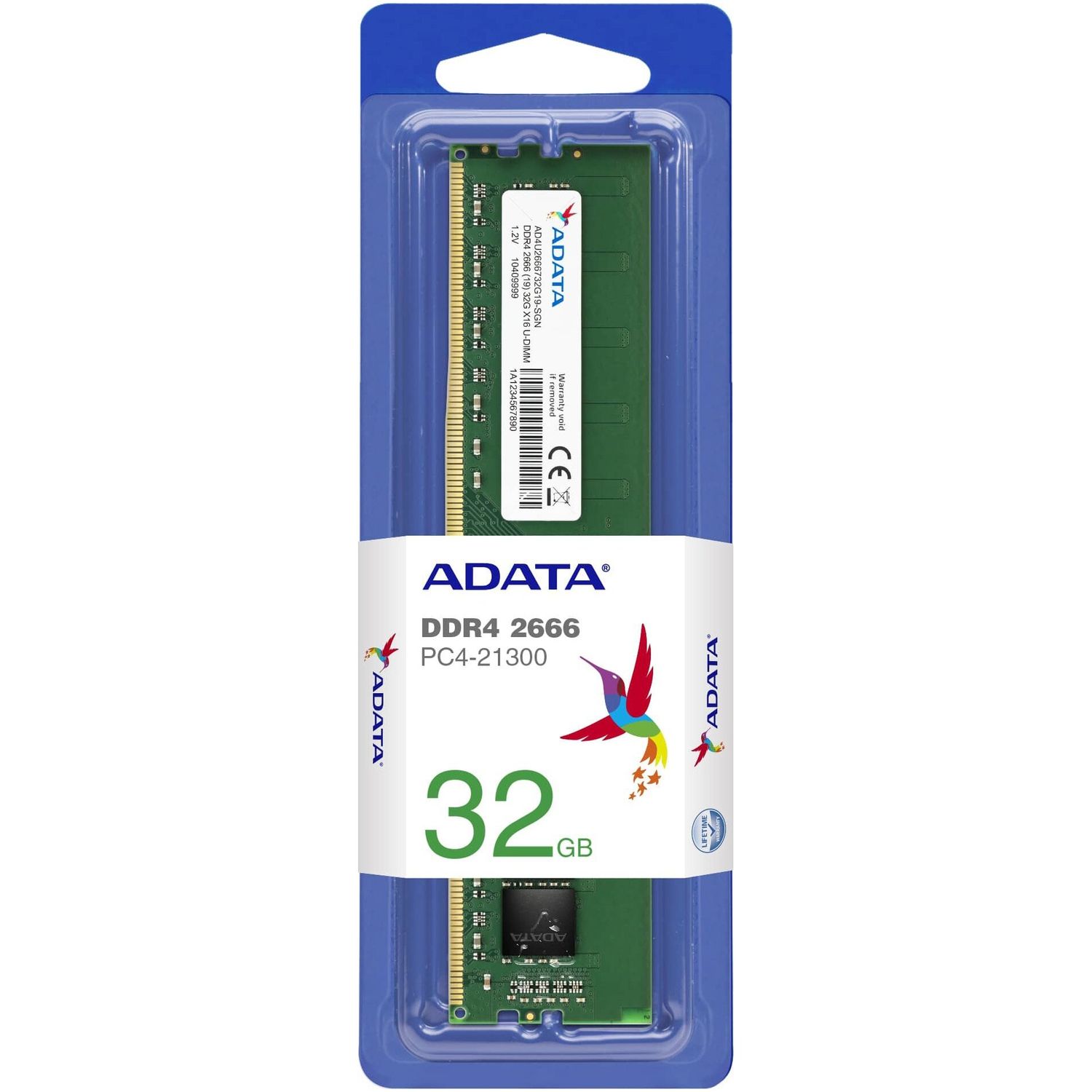 Memorie ADATA Premier, 32GB DDR4, 2666 MHz, CL19 fotografia produsului