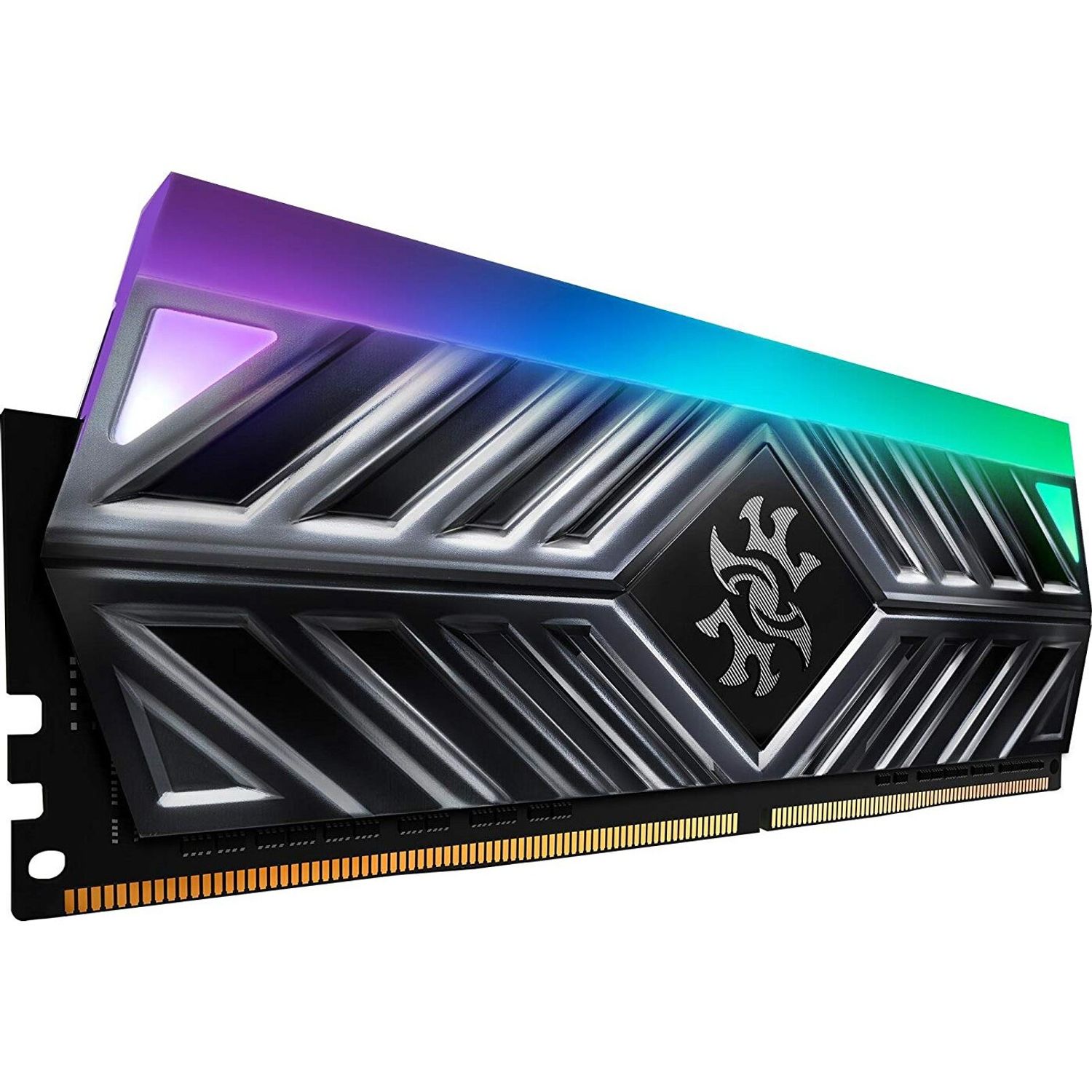 Memorie ADATA XPG Spectrix D41, 8GB, DDR4, 3600MHz, CL17, RGB, Titanium Grey fotografia produsului View 2 L