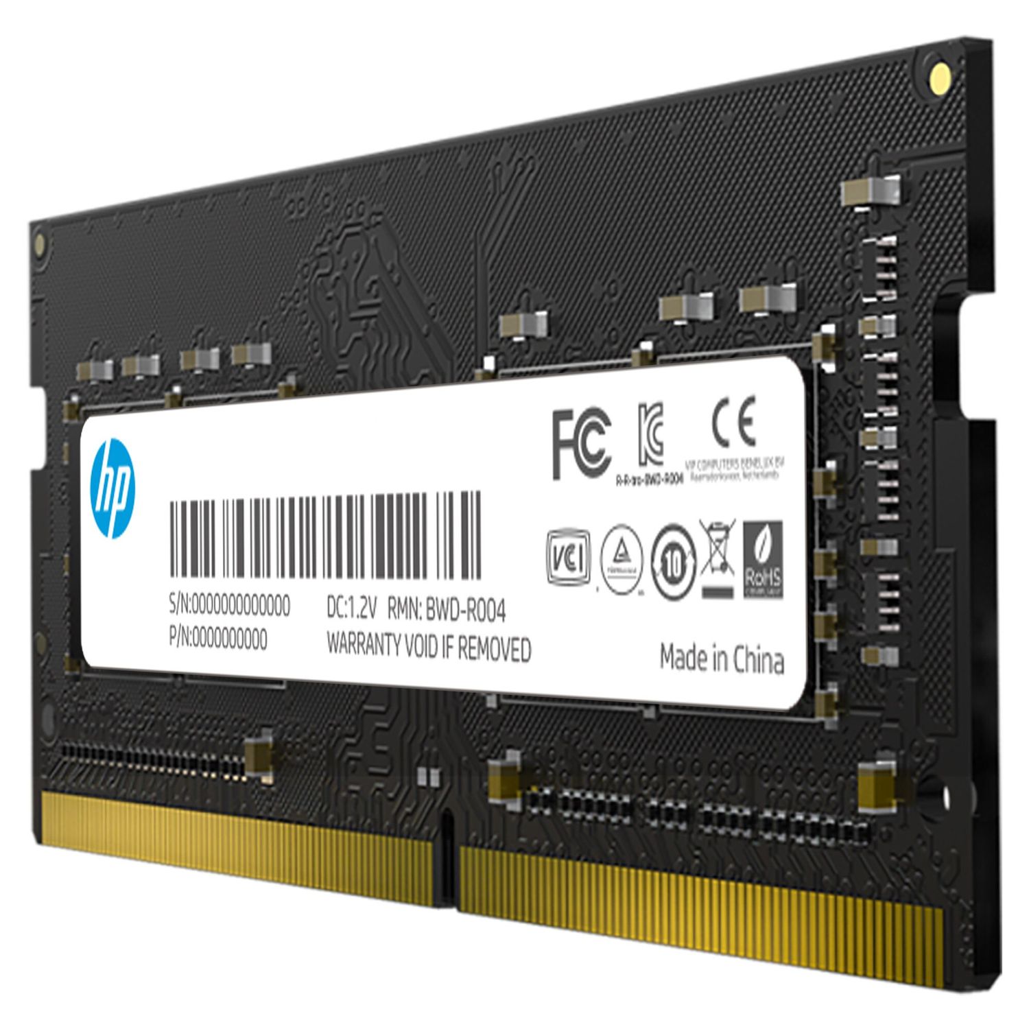 Memorie laptop HP S1 Series, 4GB DDR4, 2400MHz CL17 fotografia produsului View 3 L