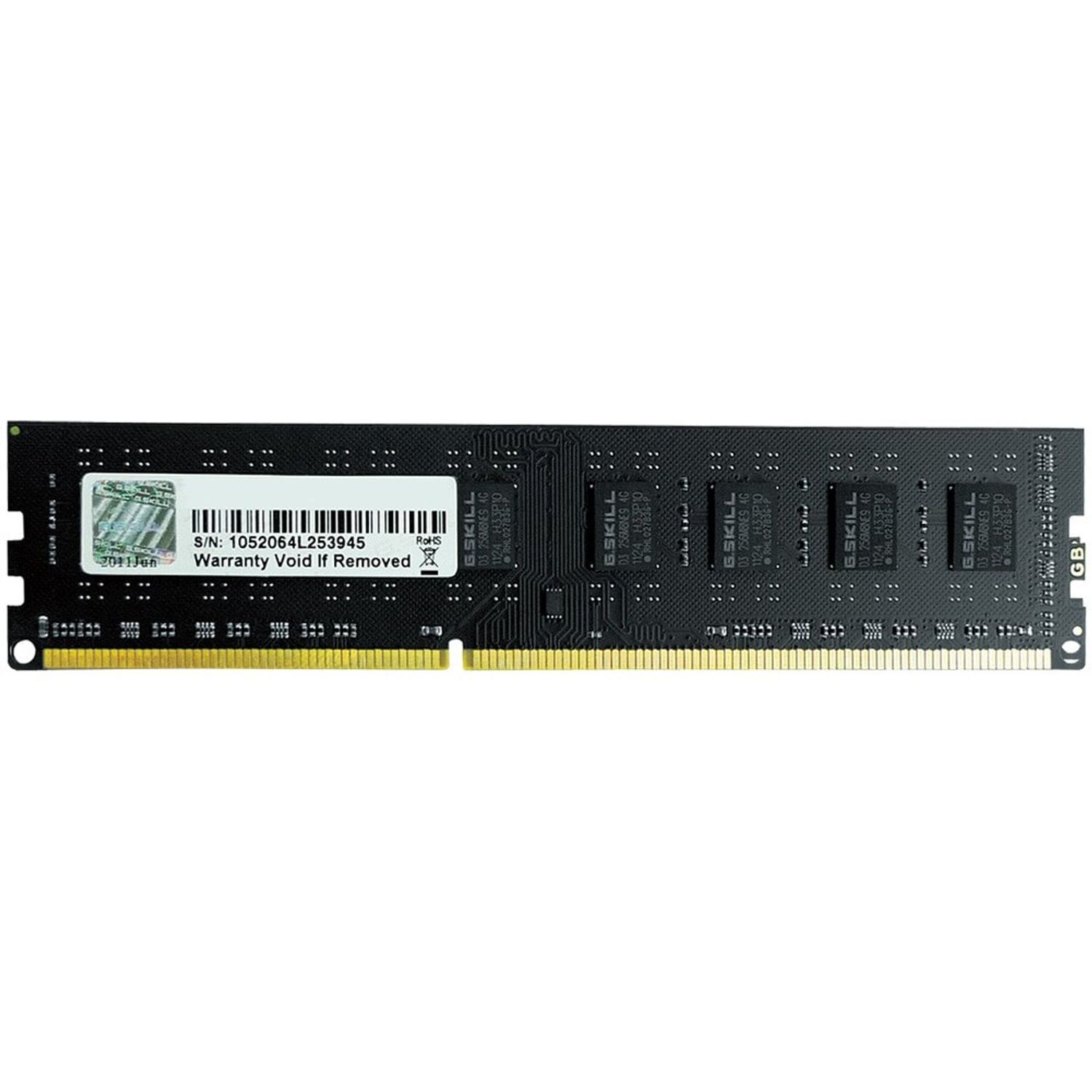Memorie GSkill Value, 4GB DDR3, 1600MHz CL11 fotografia produsului
