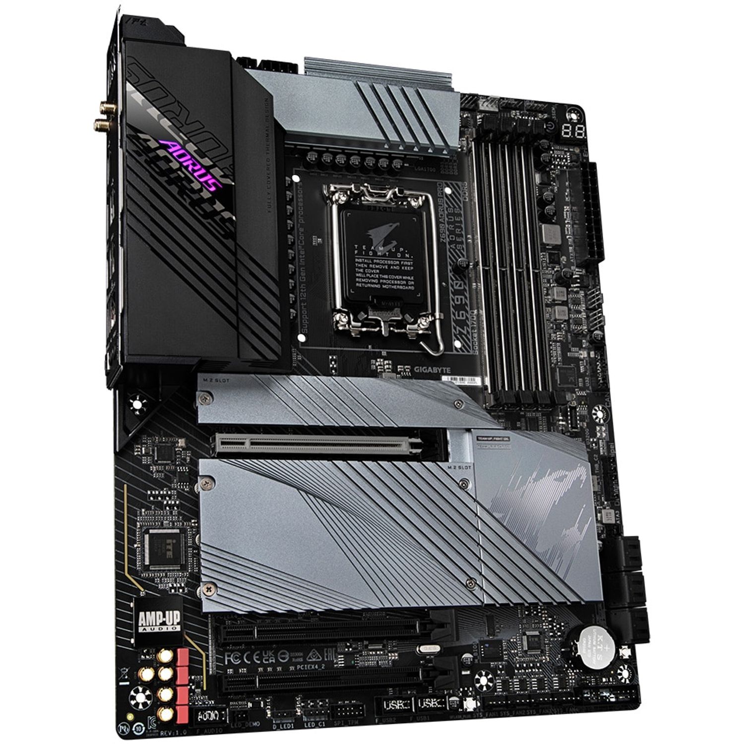 Placa de baza Gigabyte Z690 Aorus Pro, Socket 1700 (4719331827564) fotografia produsului View 3 L