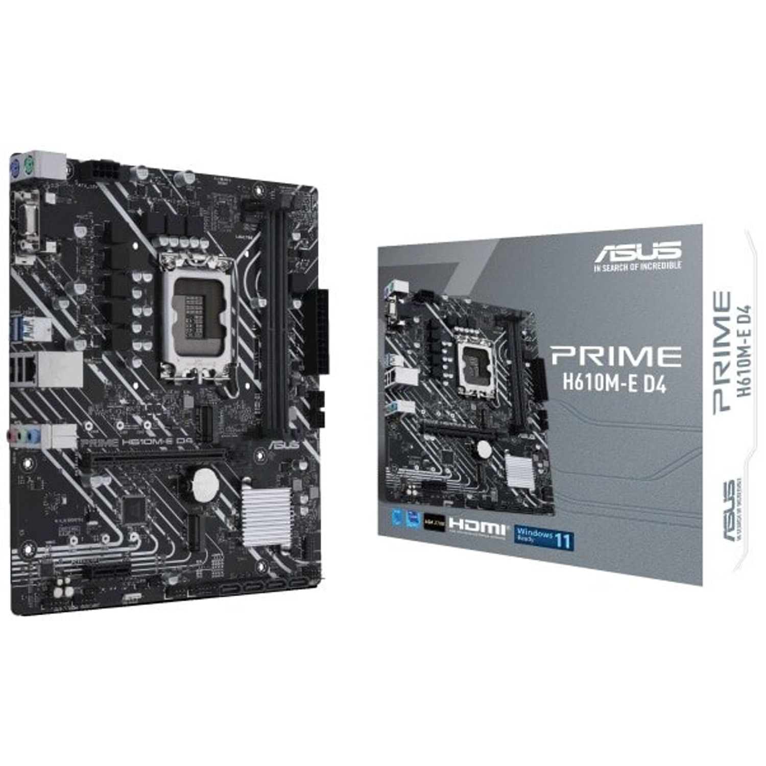 Placa de baza Asus Prime H610M-E D4, Socket 1700 (4711081514787) fotografia produsului