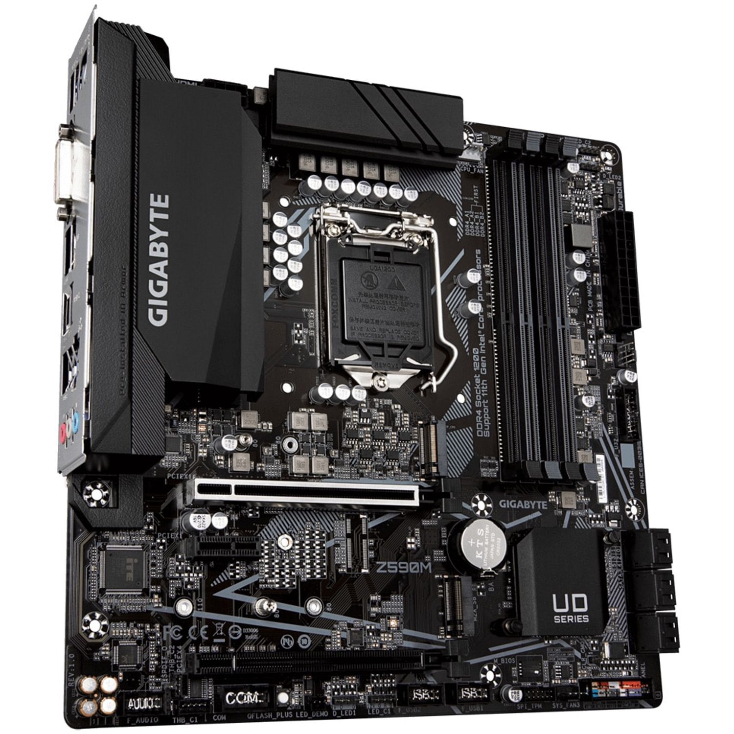 Placa de baza Gigabyte Z590M, Socket 1200 (4719331815479) fotografia produsului View 4 L