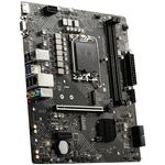 Placa de baza MSI Pro H610M-B DDR4, Socket 1700 (4719072924980) fotografia produsului View 3 S