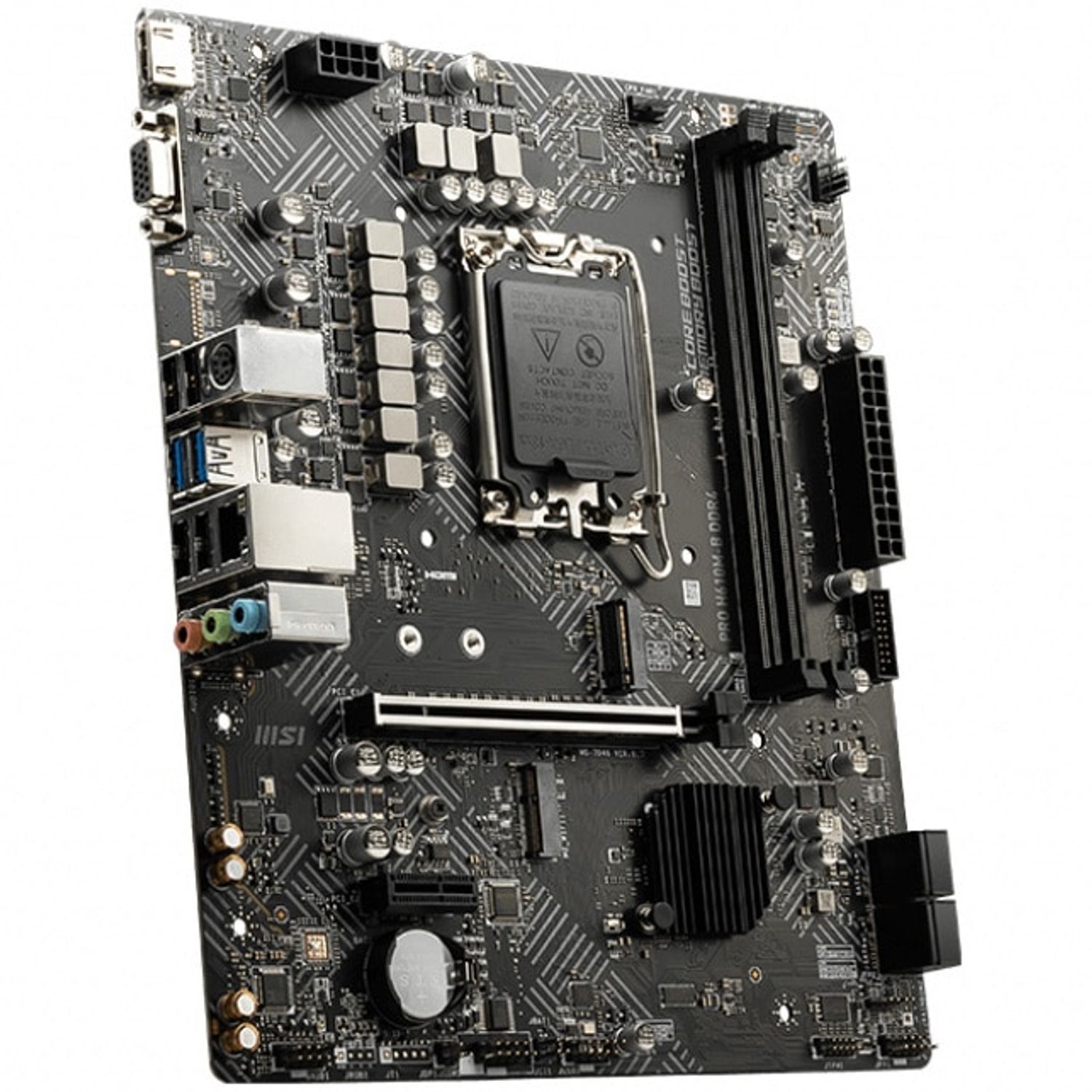 Placa de baza MSI Pro H610M-B DDR4, Socket 1700 (4719072924980) fotografia produsului View 3 L