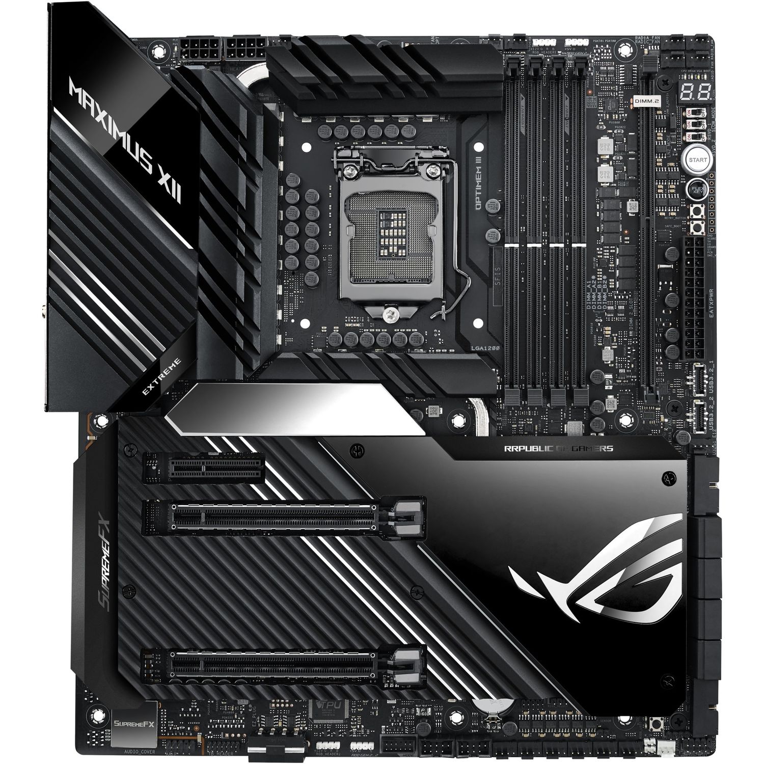 Placa de baza Asus ROG Maximus XII Extreme, Socket 1200 (4718017663939) fotografia produsului View 6 L