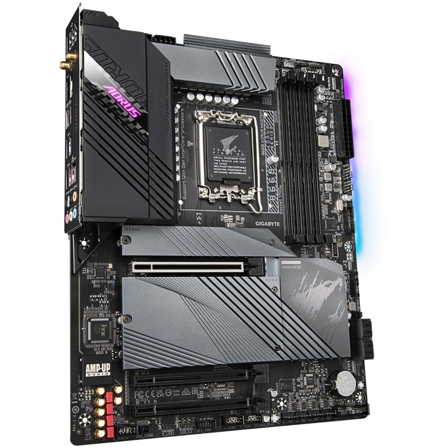 Placa de baza Gigabyte B660 Aorus Master, Socket 1700 (4719331829988) fotografia produsului View 3 L