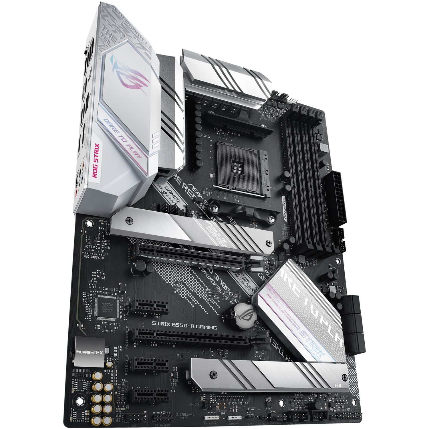 Placa de baza Asus ROG Strix B550-A Gaming, Socket AM4 (4718017826594) fotografia produsului View 4 L