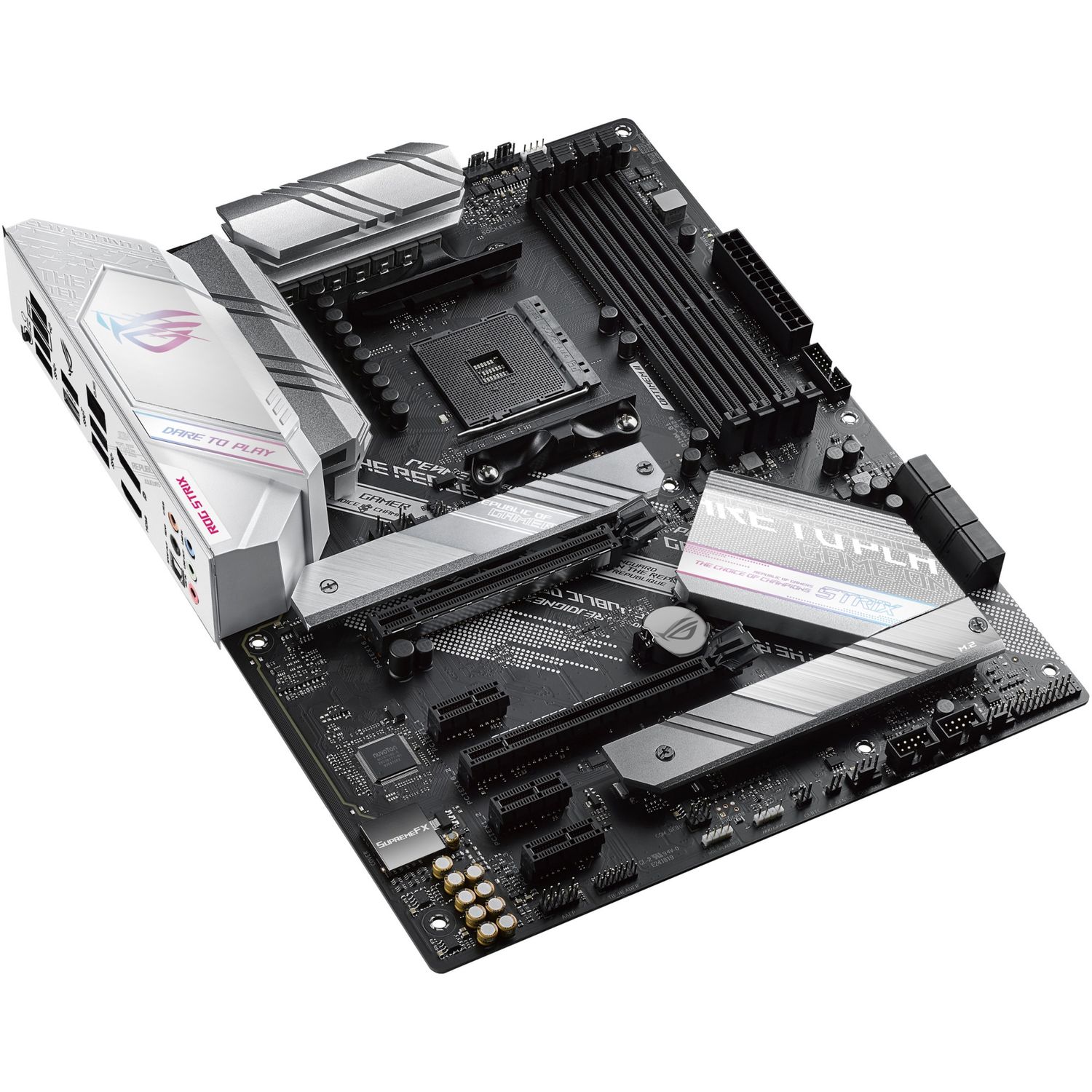 Placa de baza Asus ROG Strix B550-A Gaming, Socket AM4 (4718017826594) fotografia produsului View 7 L