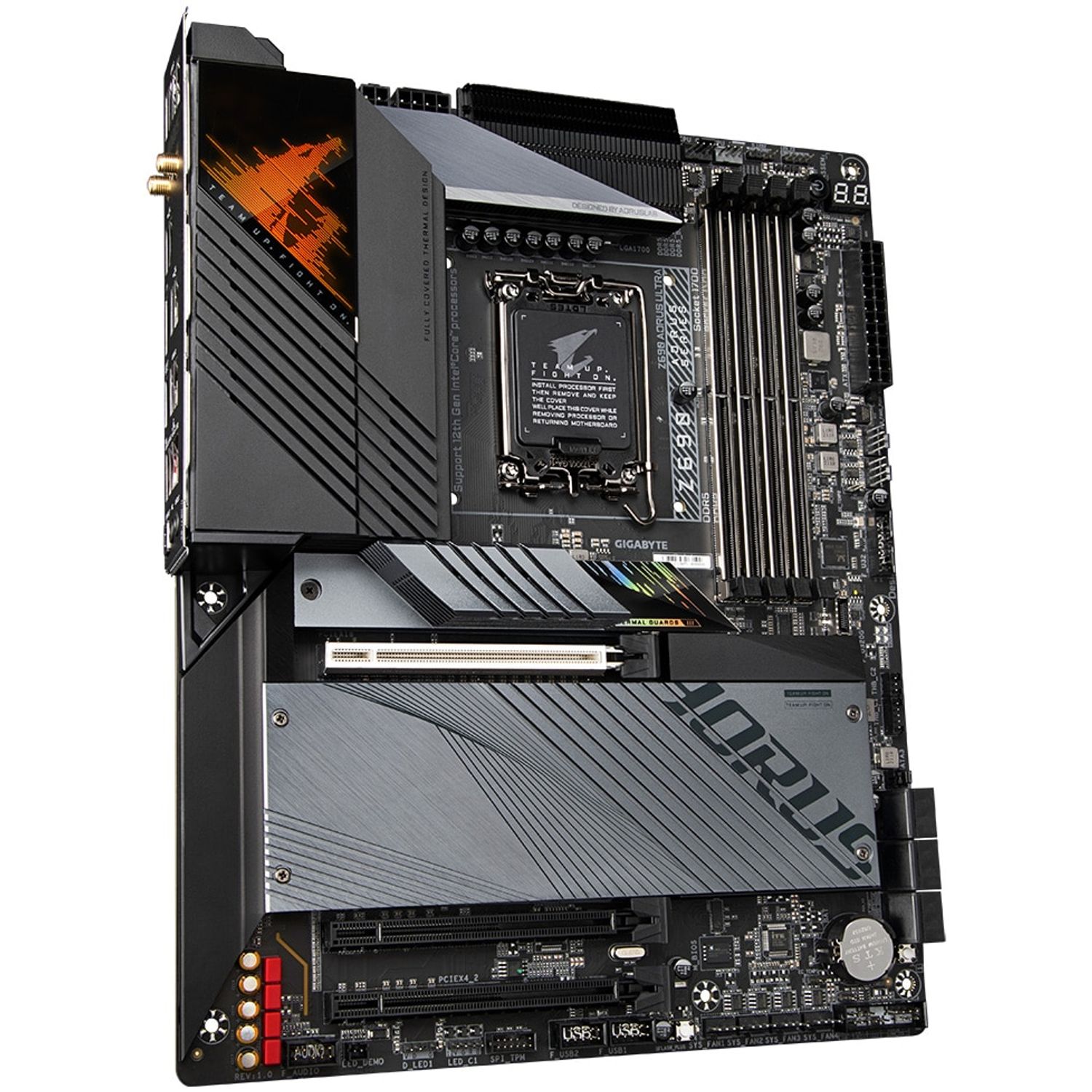 Placa de baza Gigabyte Z690 Aorus Ultra, Socket 1700 (4719331827847) fotografia produsului View 3 L