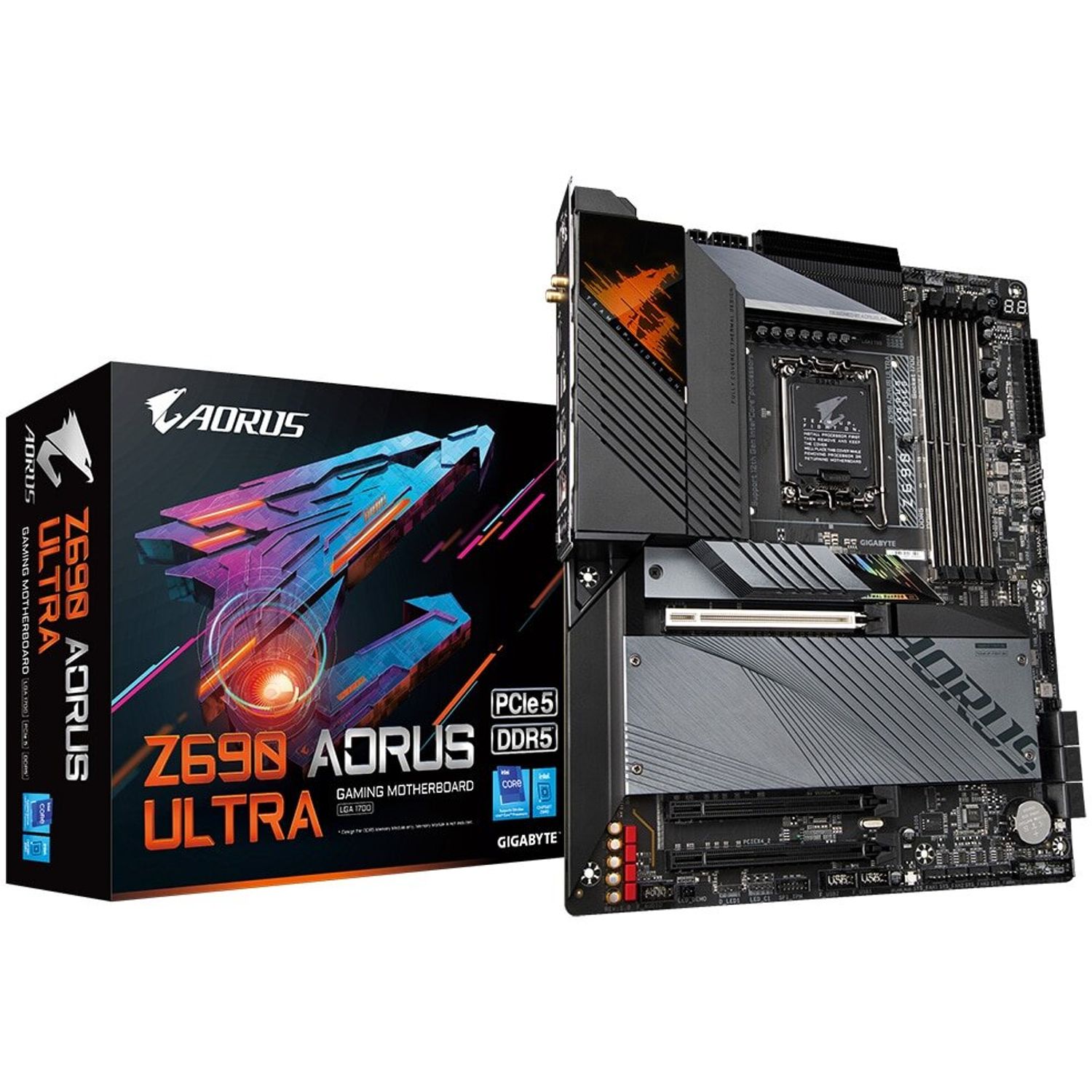 Placa de baza Gigabyte Z690 Aorus Ultra, Socket 1700 (4719331827847) fotografia produsului