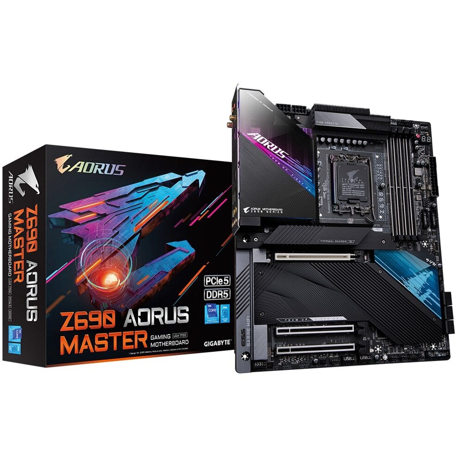 Placa de baza Gigabyte Z690 Aorus Master, Socket 1700 (4719331827519) fotografia produsului