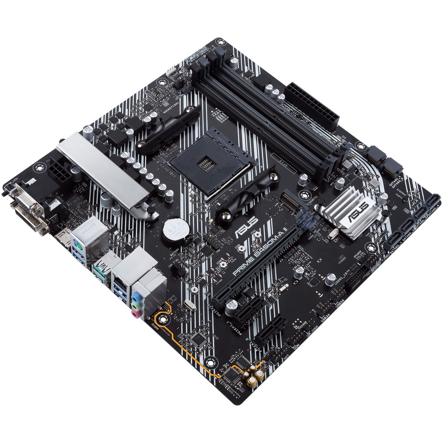 Placa de baza Asus Prime B450M-A II, Socket AM4 (4718017924986) fotografia produsului View 2 L