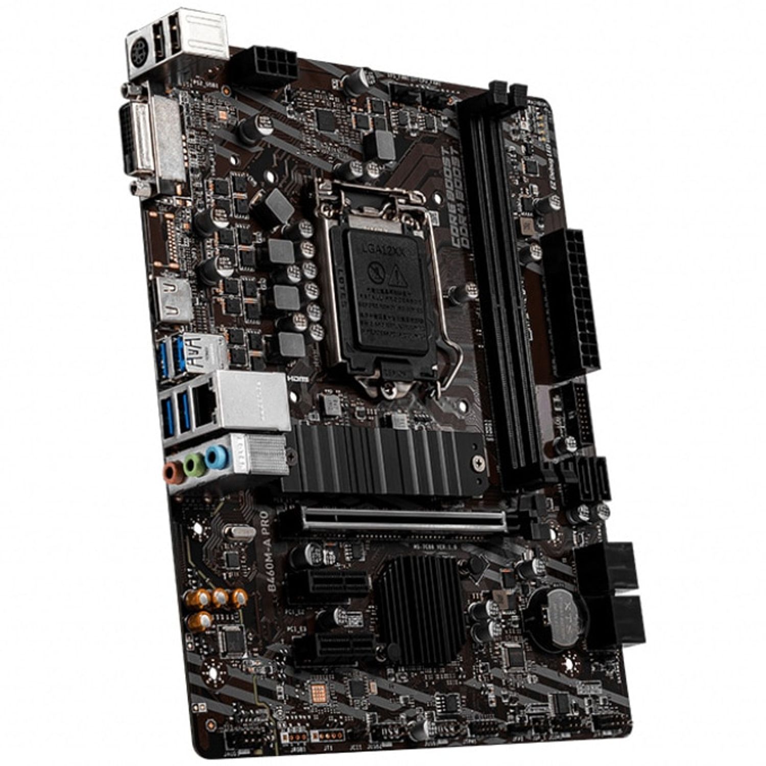Placa de baza MSI B460M-A Pro, Socket 1200 (4719072729356) fotografia produsului View 2 L