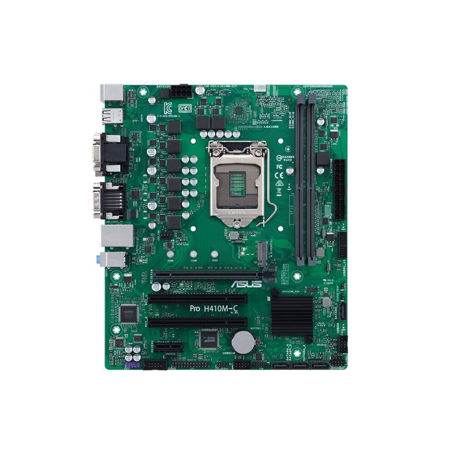 Placa de baza Asus Pro H410M-C/CSM, Socket 1200 (4718017721844) fotografia produsului