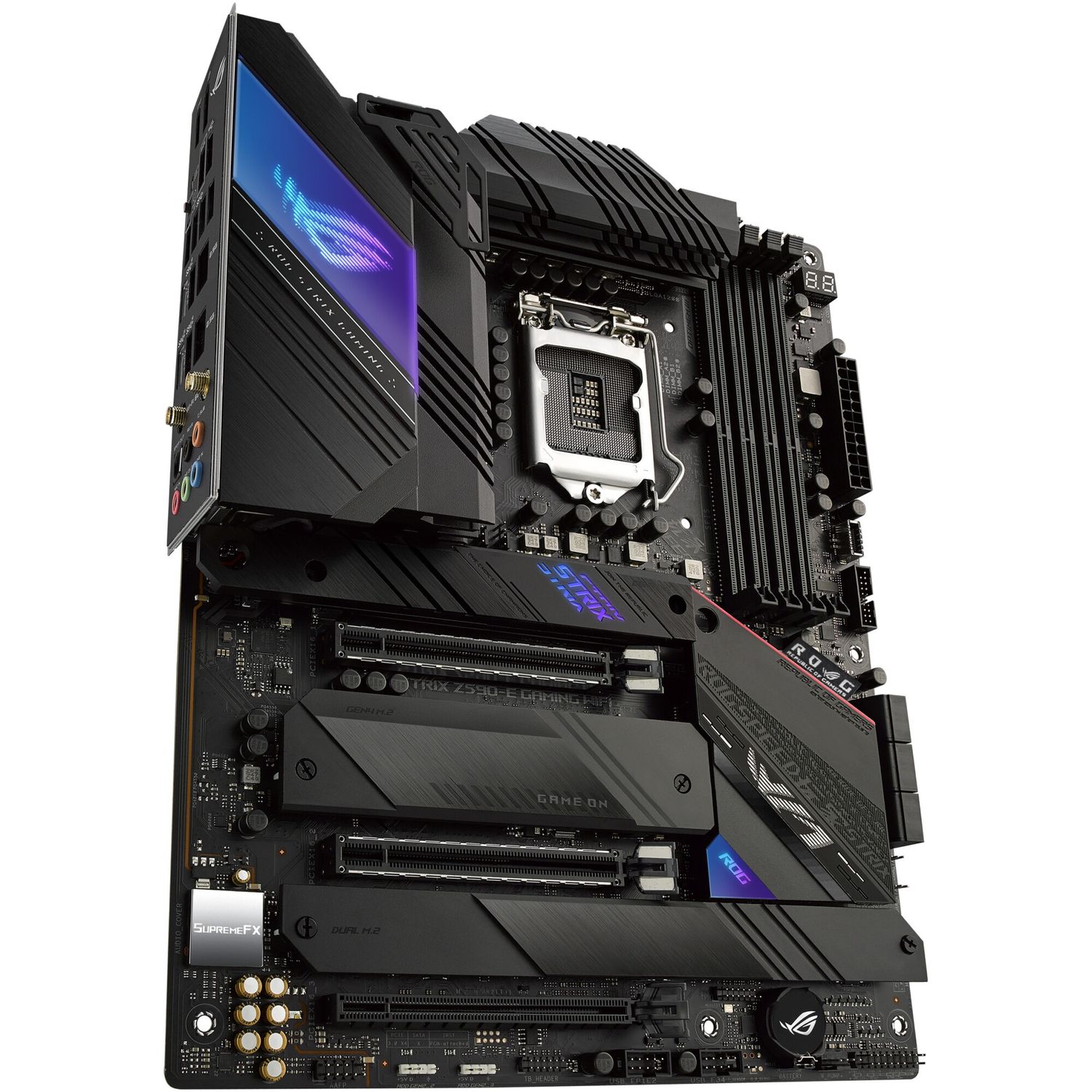 Placa de baza Asus ROG Strix Z590-E Gaming WI-FI, Socket 1200 (4711081093923) fotografia produsului View 2 L