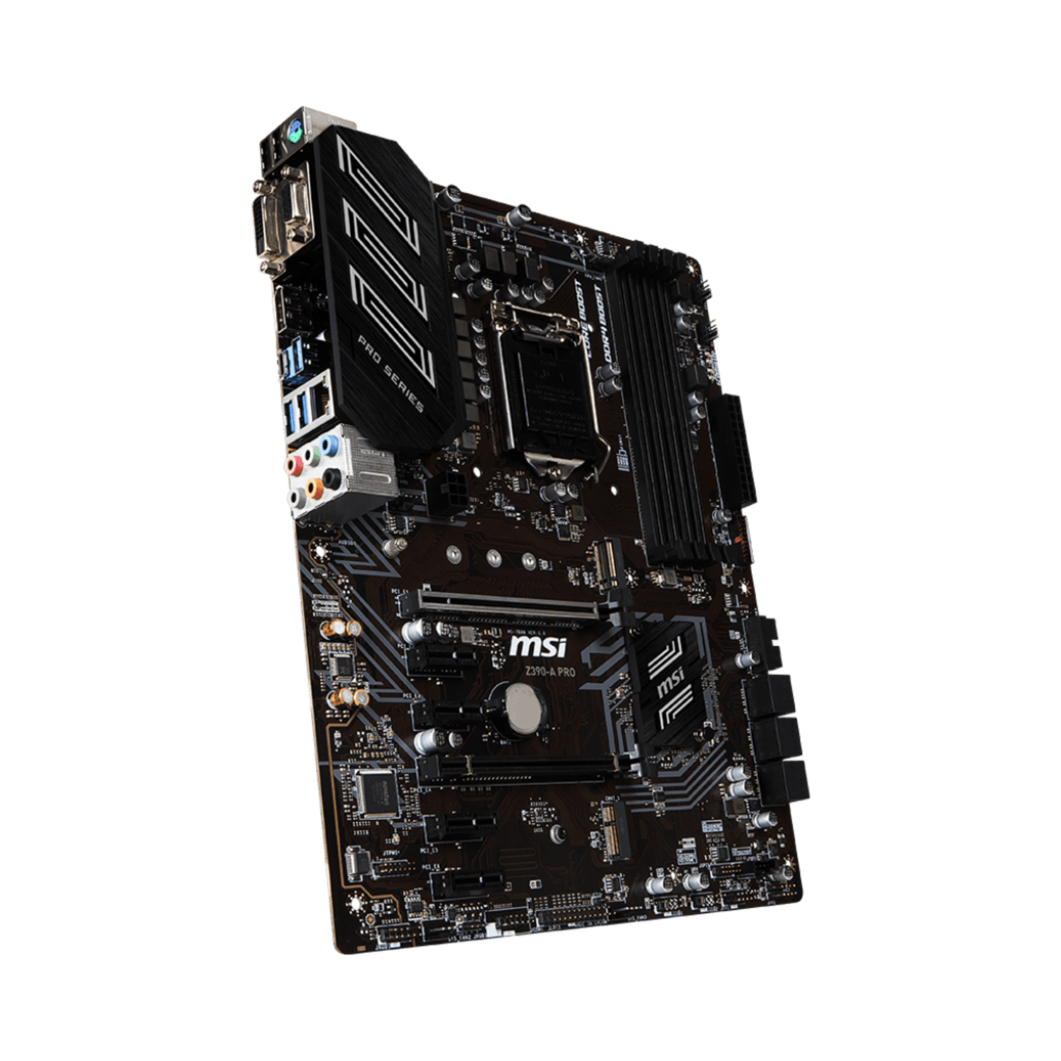 Placa de baza MSI Z390-A Pro, Socket 1151 (4719072594152) fotografia produsului View 2 L