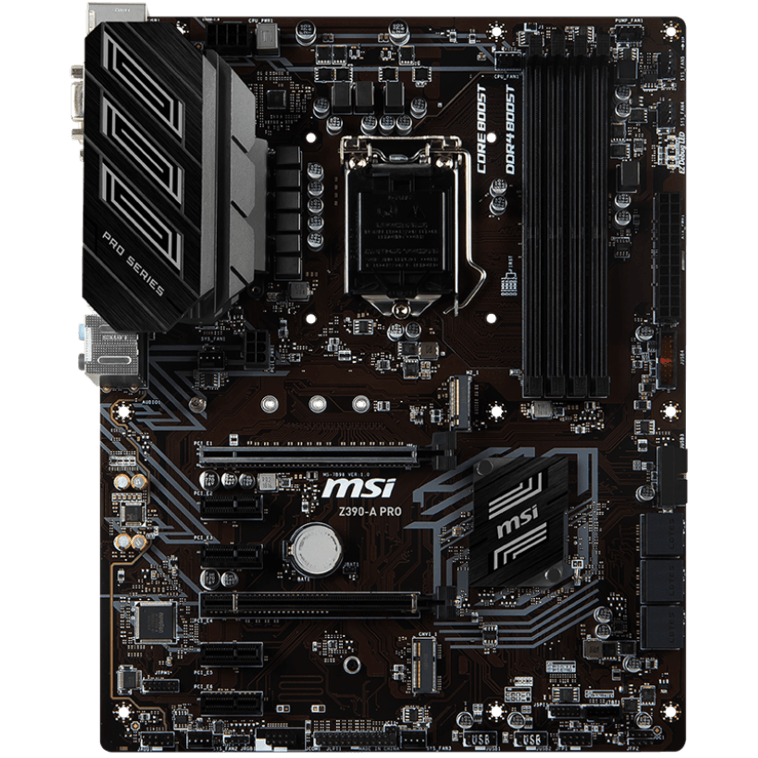 Placa de baza MSI Z390-A Pro, Socket 1151 (4719072594152) fotografia produsului