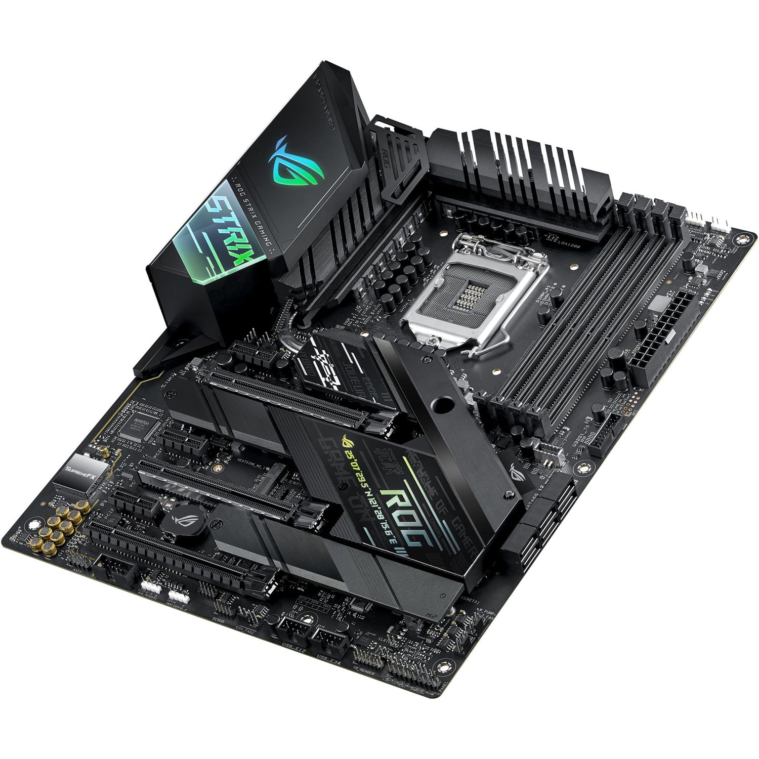 Placa de baza Asus ROG Strix Z490-F Gaming , Socket 1200 (4718017674300) fotografia produsului View 5 L