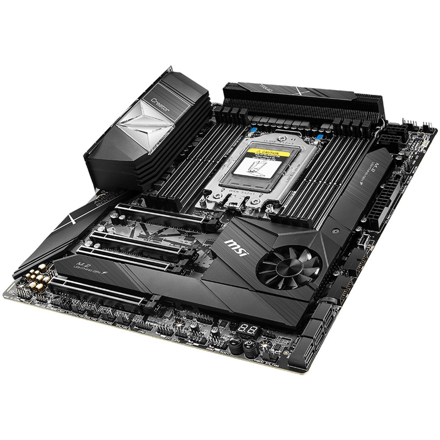 Placa de baza MSI Creator TRX40, Socket sTRX4 (4719072678678) fotografia produsului View 3 L