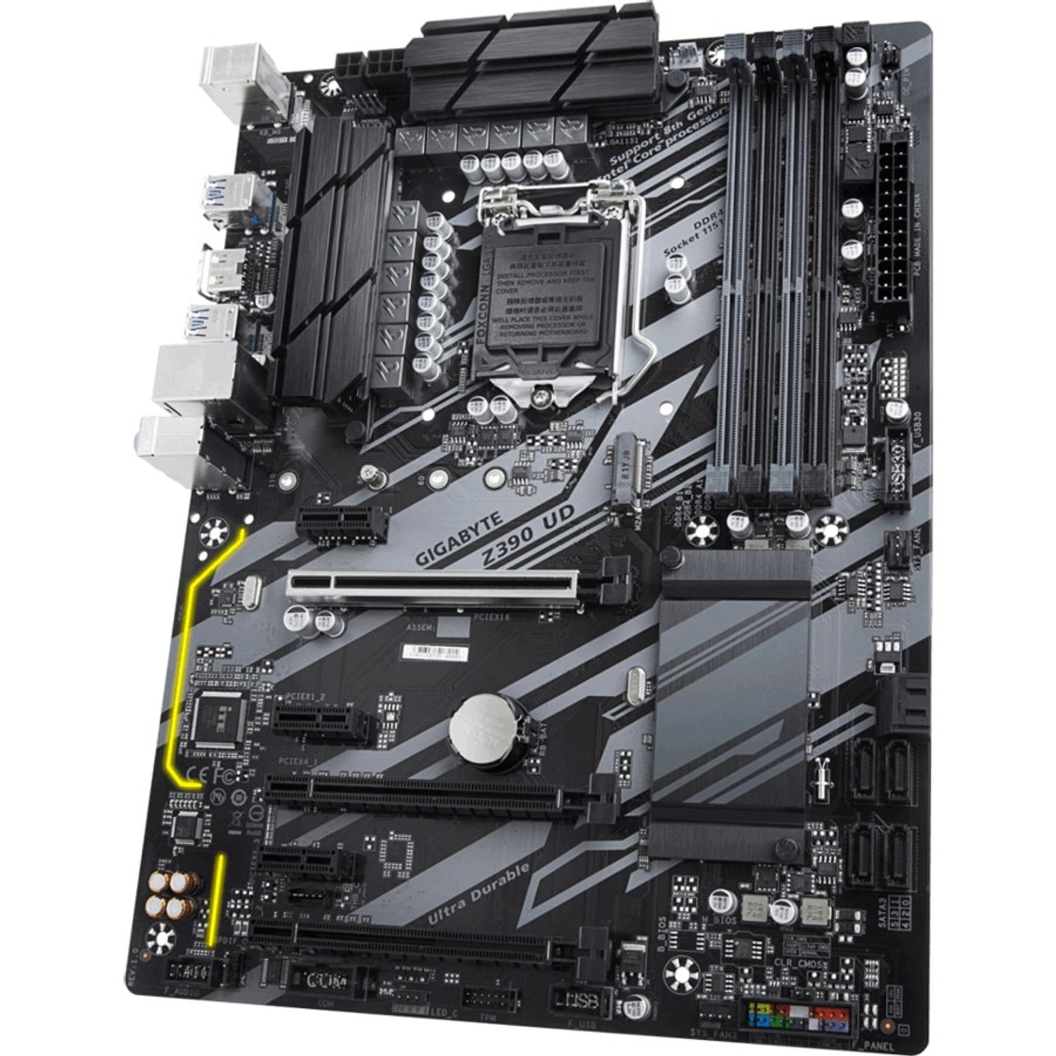 Placa de baza Gigabyte Z390 UD, Socket 1151 (4719331806729) fotografia produsului View 2 L