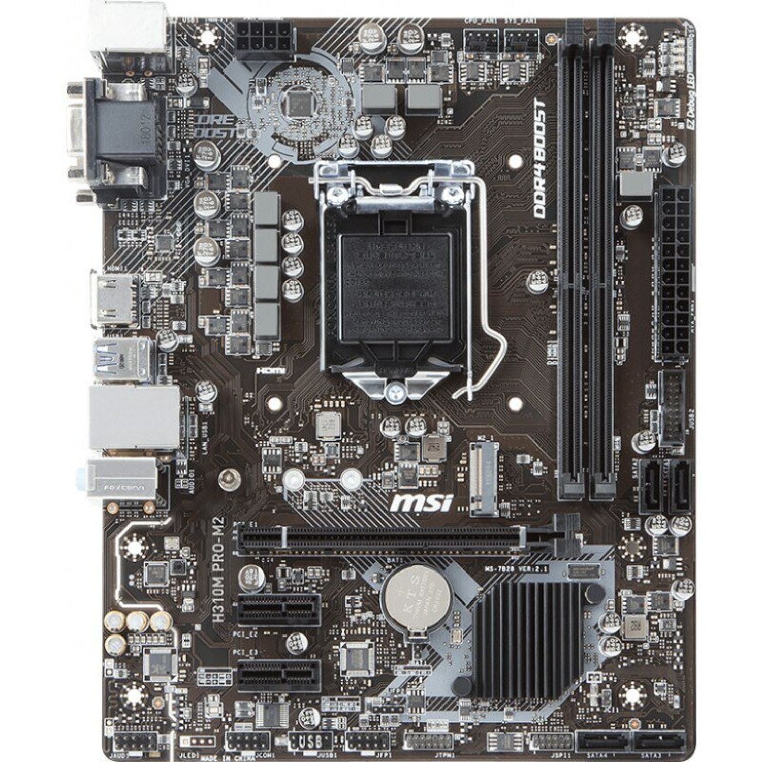 Placa de baza MSI H310M Pro M2, Socket 1151 (4719072562908) fotografia produsului