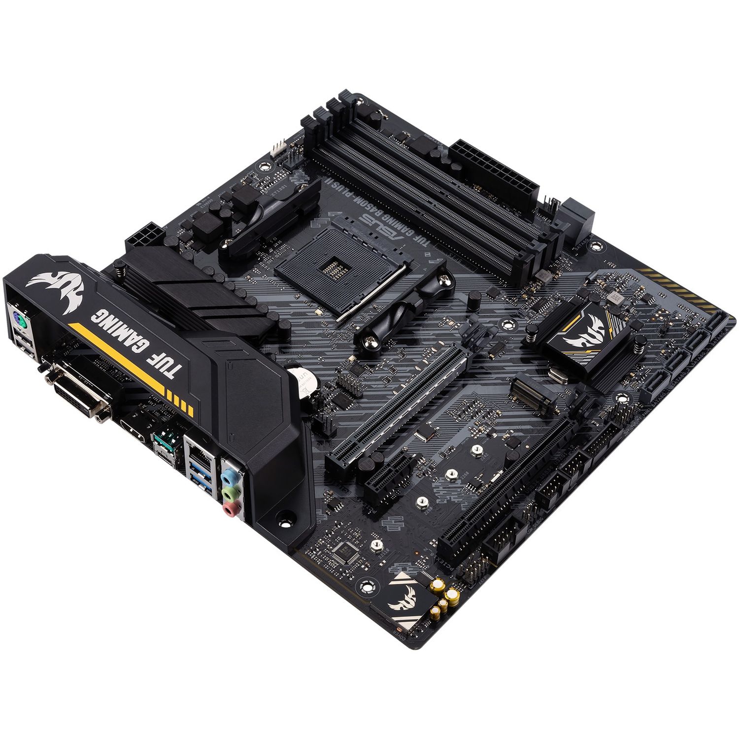 Placa de baza Asus TUF Gaming B450M-Plus II, Socket AM4 (4718017927185) fotografia produsului View 8 L