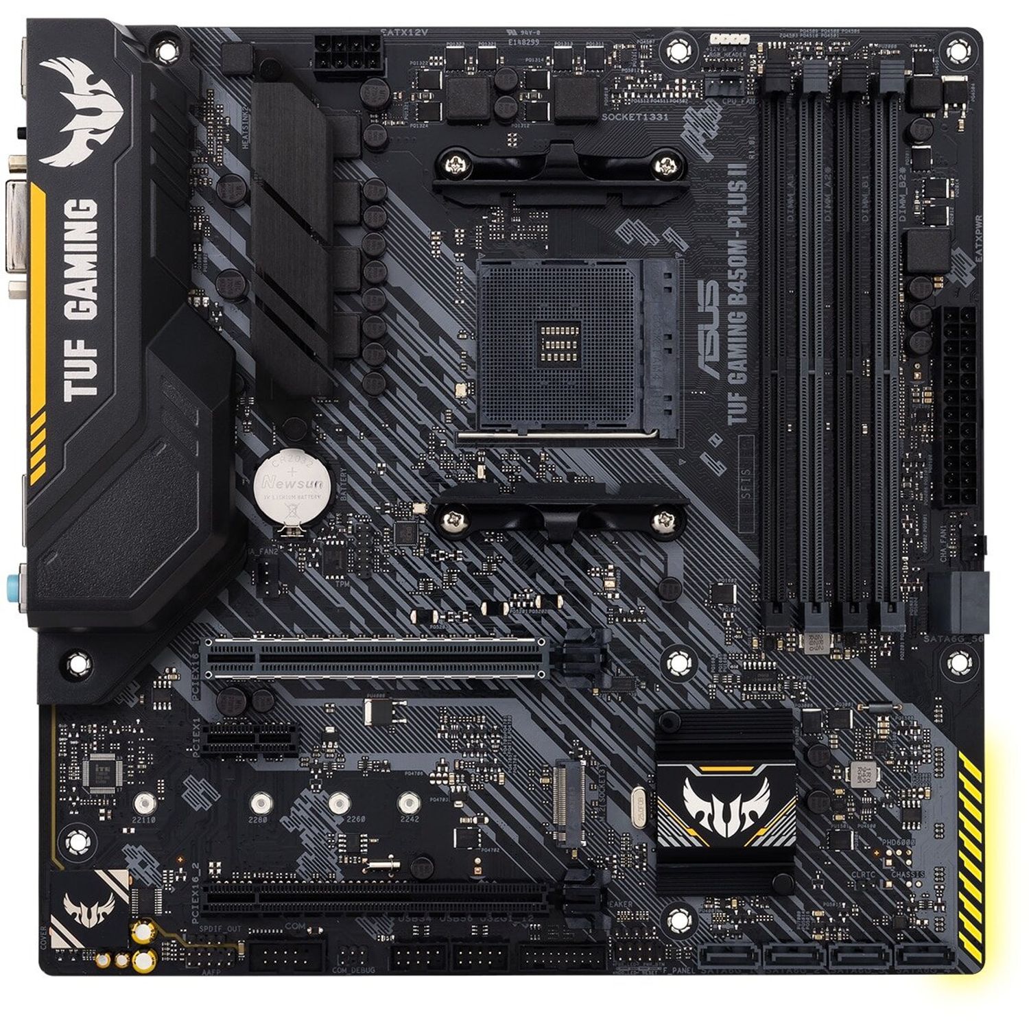 Placa de baza Asus TUF Gaming B450M-Plus II, Socket AM4 (4718017927185) fotografia produsului