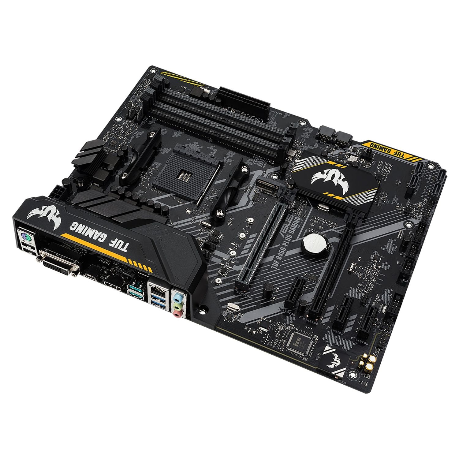 Placa de baza Asus TUF B450-Plus Gaming, Socket AM4 (4718017075947) fotografia produsului View 6 L