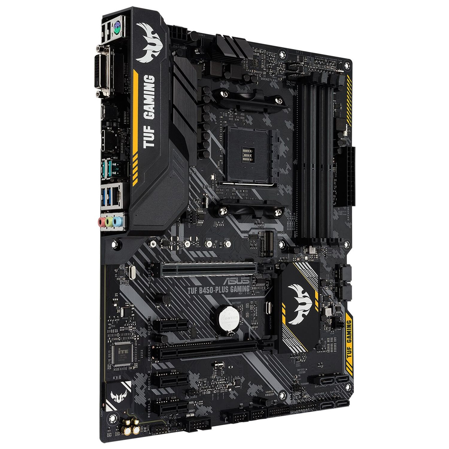 Placa de baza Asus TUF B450-Plus Gaming, Socket AM4 (4718017075947) fotografia produsului View 4 L