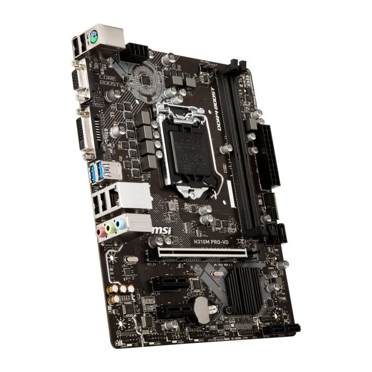 Placa de baza MSI H310M Pro-VD, Socket 1151 (4719072561901) fotografia produsului View 2 L