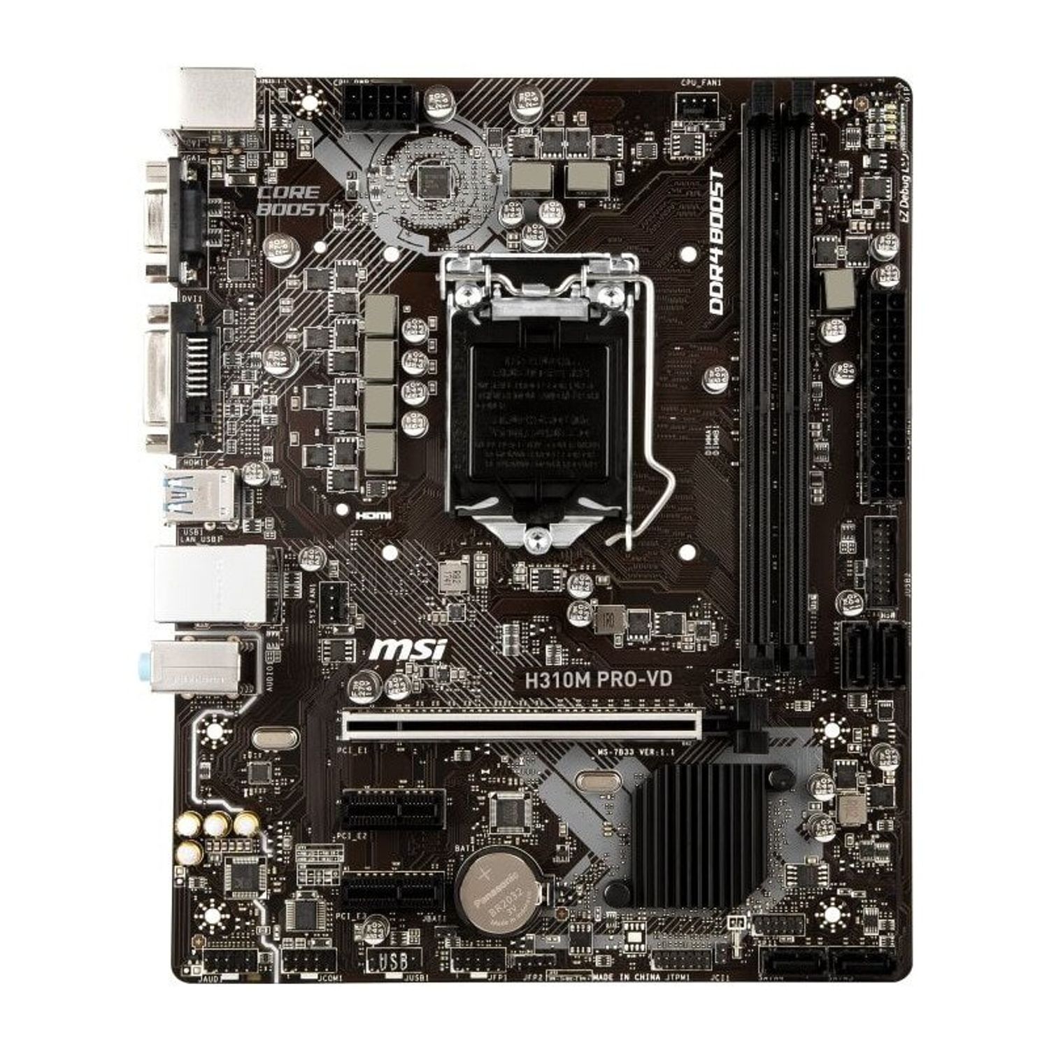 Placa de baza MSI H310M Pro-VD, Socket 1151 (4719072561901) fotografia produsului