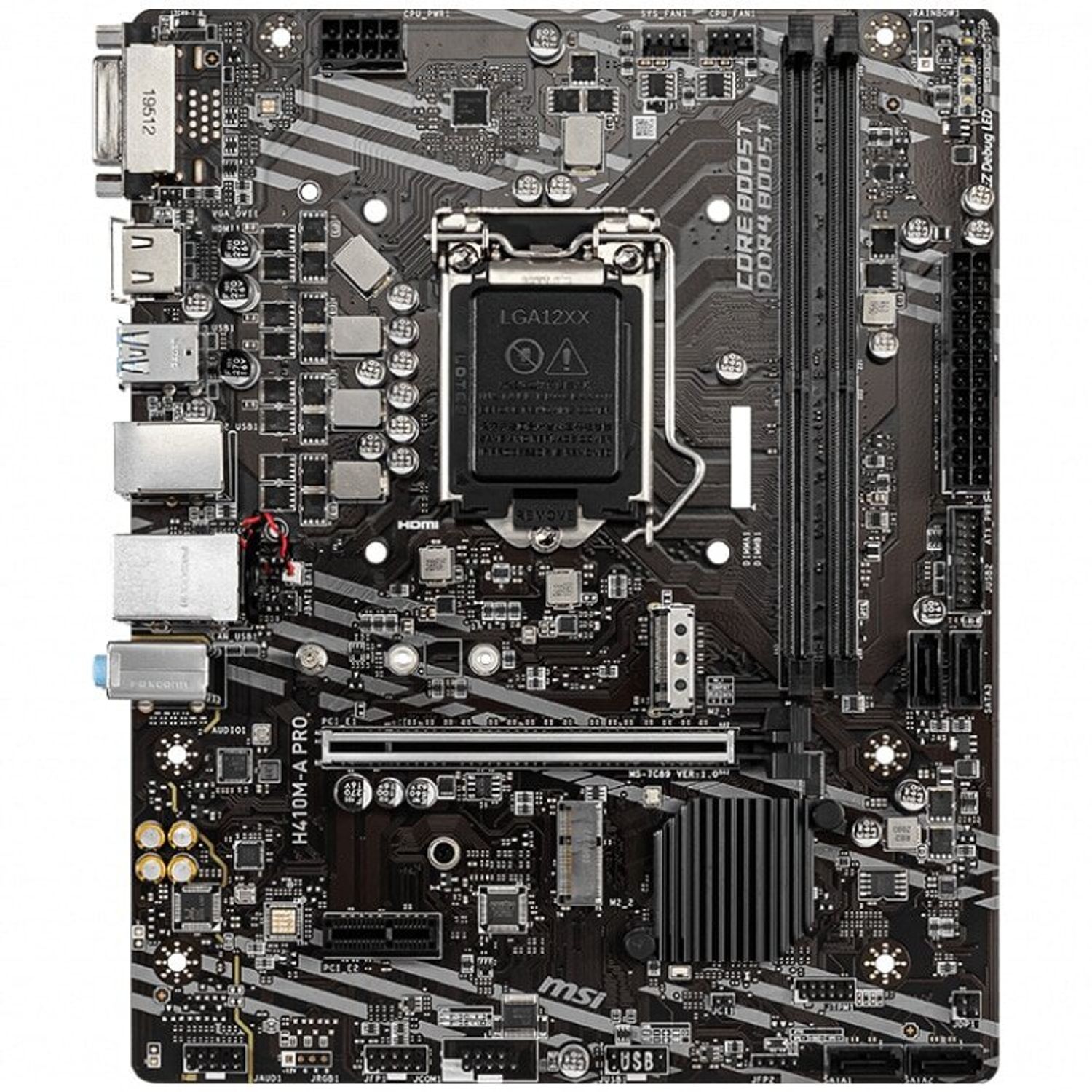 Placa de baza MSI H410M-A Pro, Socket 1200 (4719072730413) fotografia produsului
