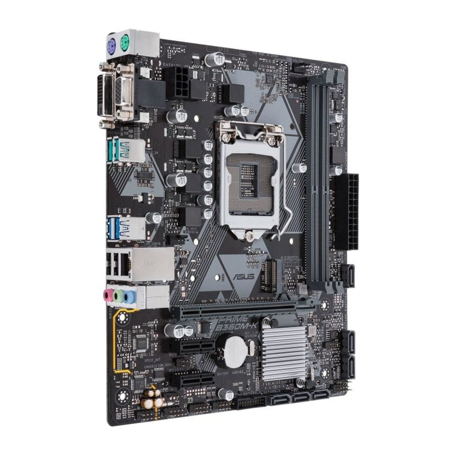 Placa de baza Asus Prime B360M-K, Socket 1151 (4712900989502) fotografia produsului View 2 L