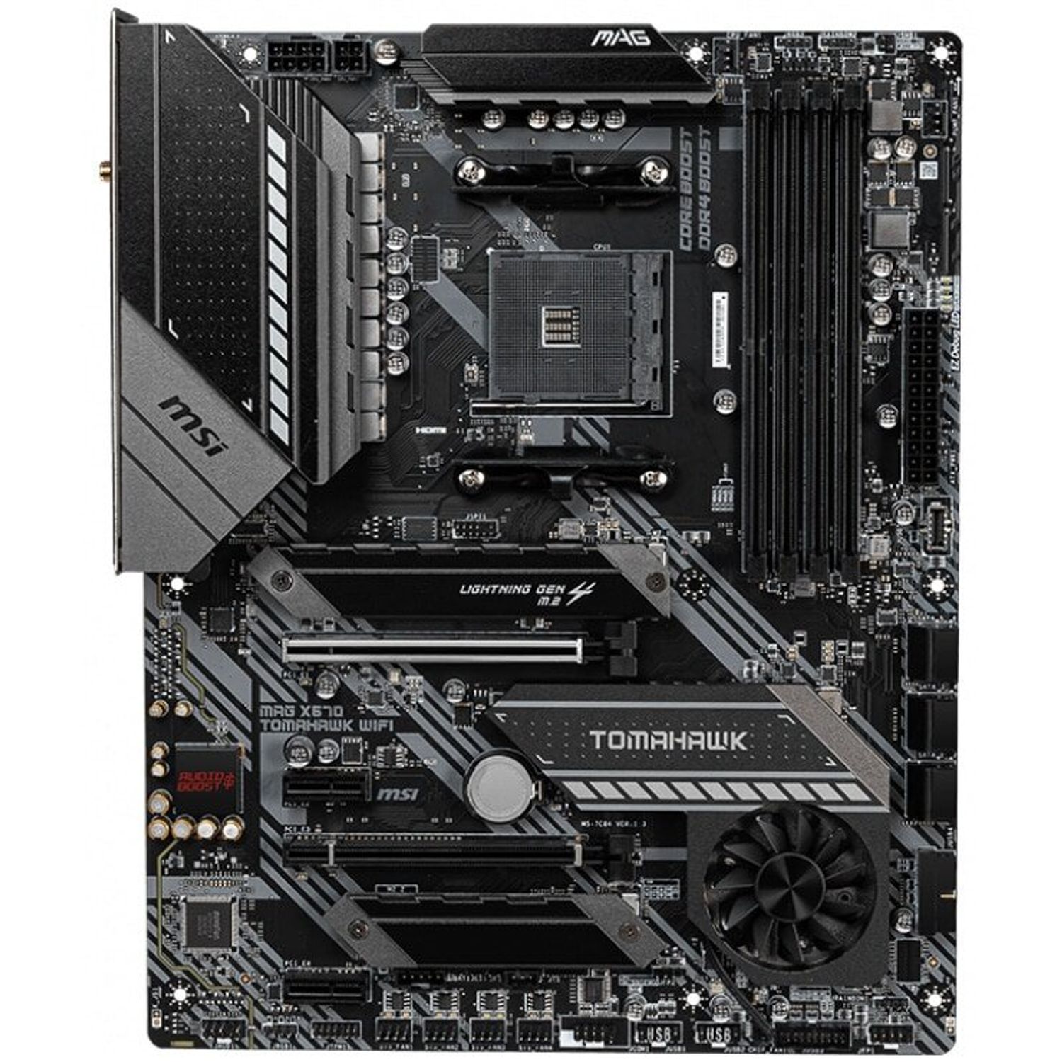 Placa de baza MSI MAG X570 Tomahawk Wi-fi, Socket AM4 (4719072718985) fotografia produsului