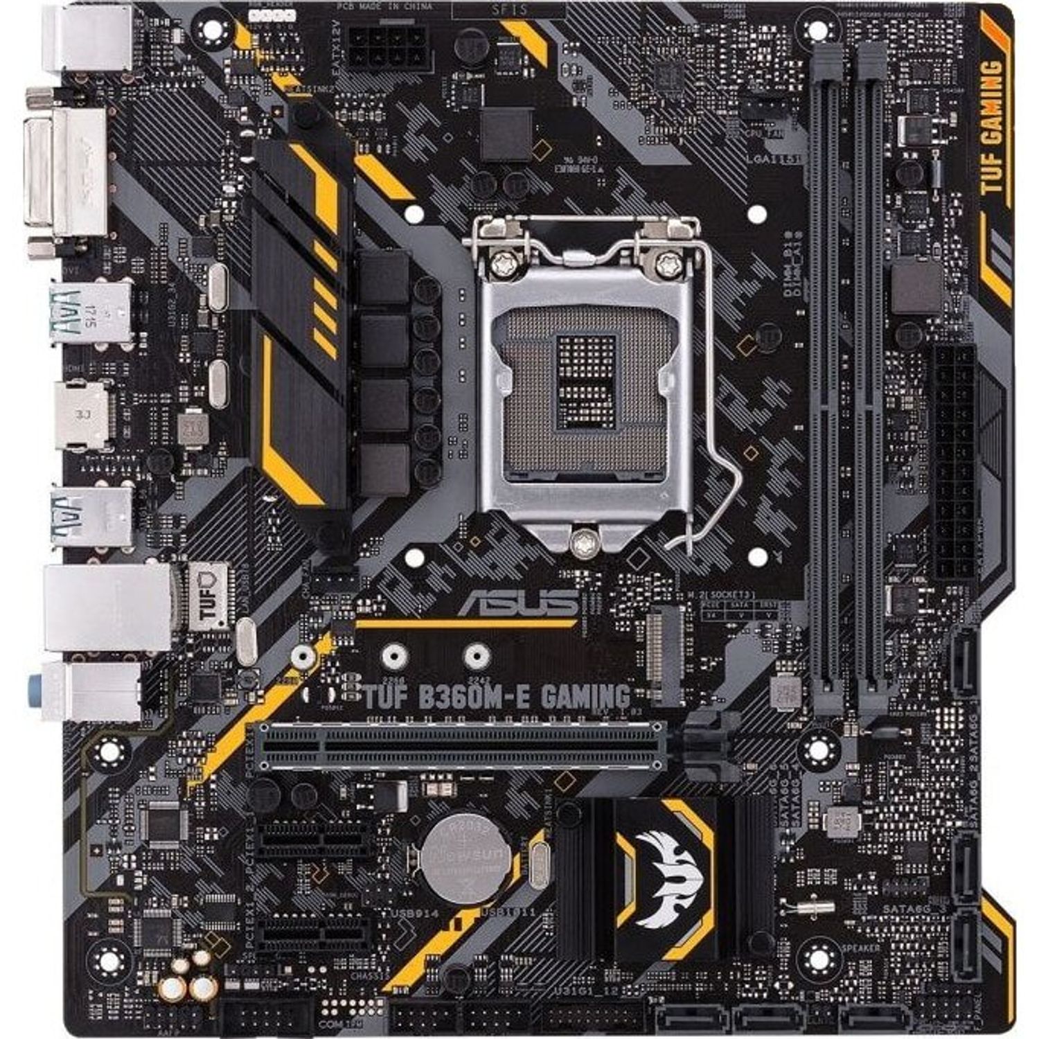 Placa de baza Asus TUF B360M-E Gaming, Socket 1151 (4712900989953) fotografia produsului