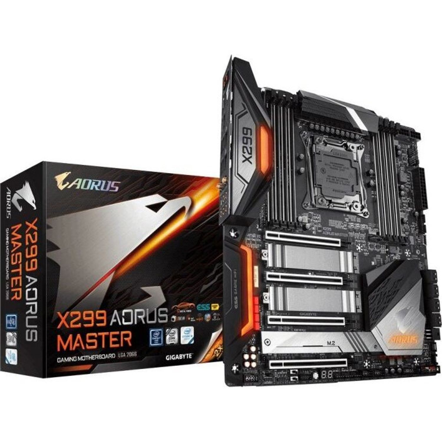 Placa de baza Gigabyte X299 Aorus Master, Socket 2066 (4719331804817) fotografia produsului View 4 L