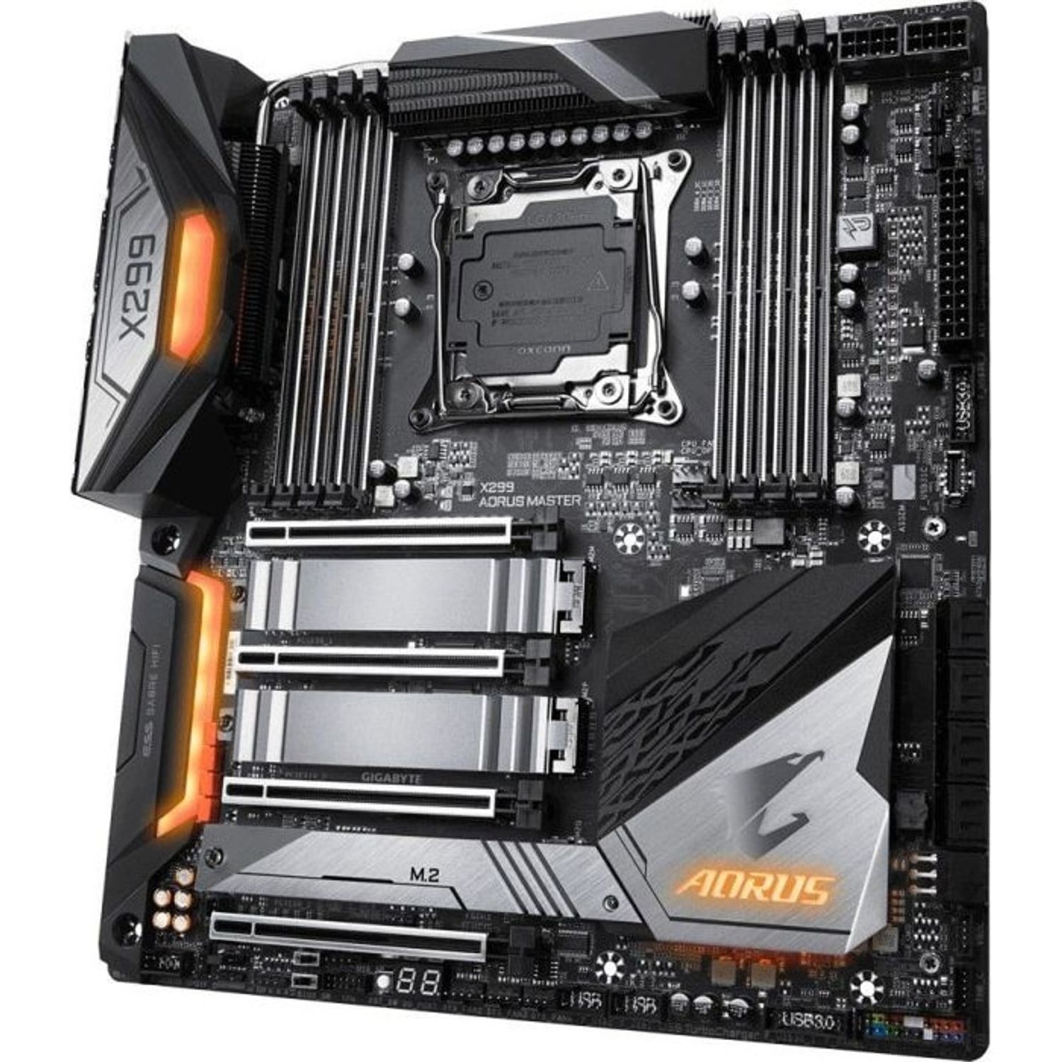 Placa de baza Gigabyte X299 Aorus Master, Socket 2066 (4719331804817) fotografia produsului View 2 L