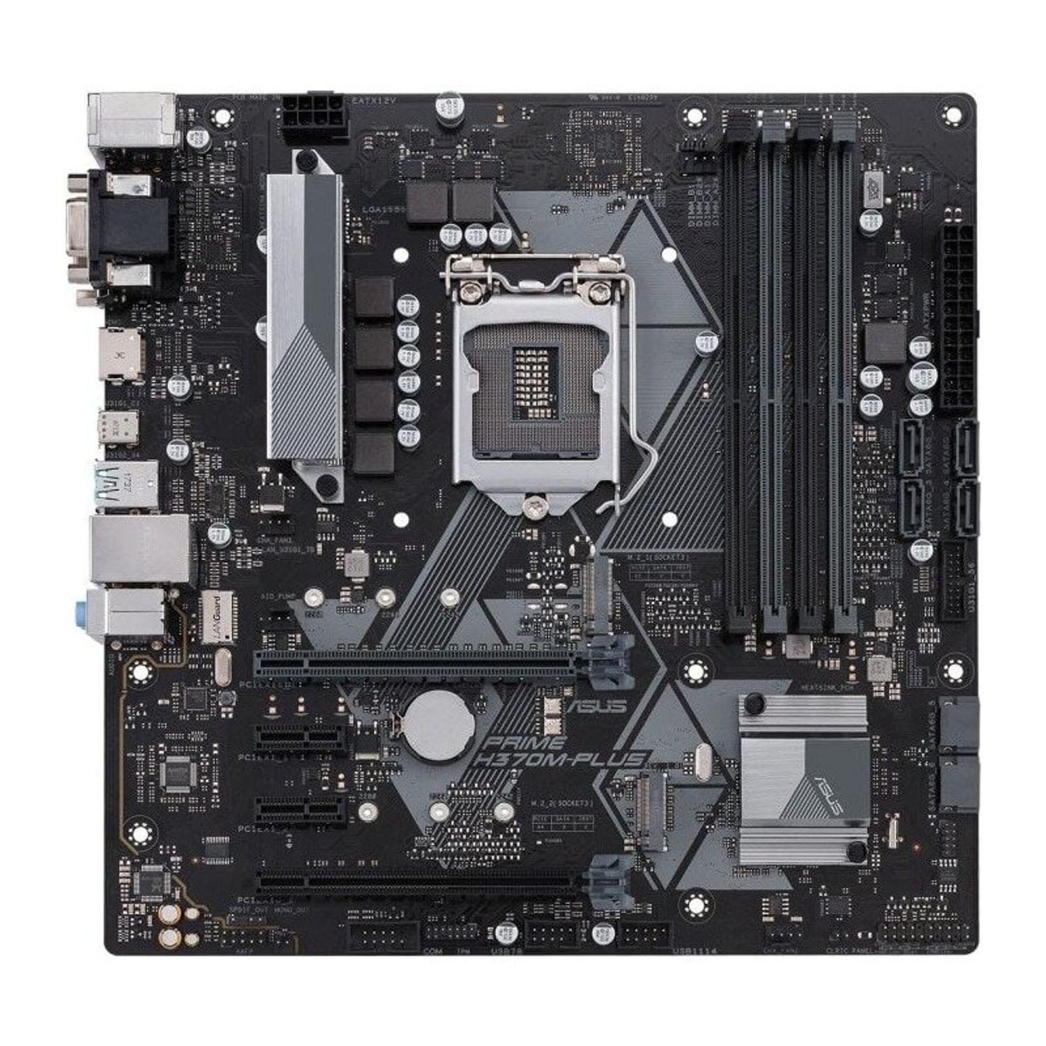 Placa de baza Asus Prime H370M-Plus, Socket 1151 (4712900972825) fotografia produsului