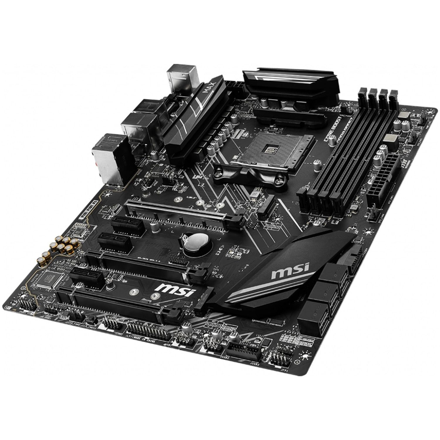 Placa de baza MSI X470 Gaming Plus Max, Socket AM4 (4719072667658) fotografia produsului View 2 L