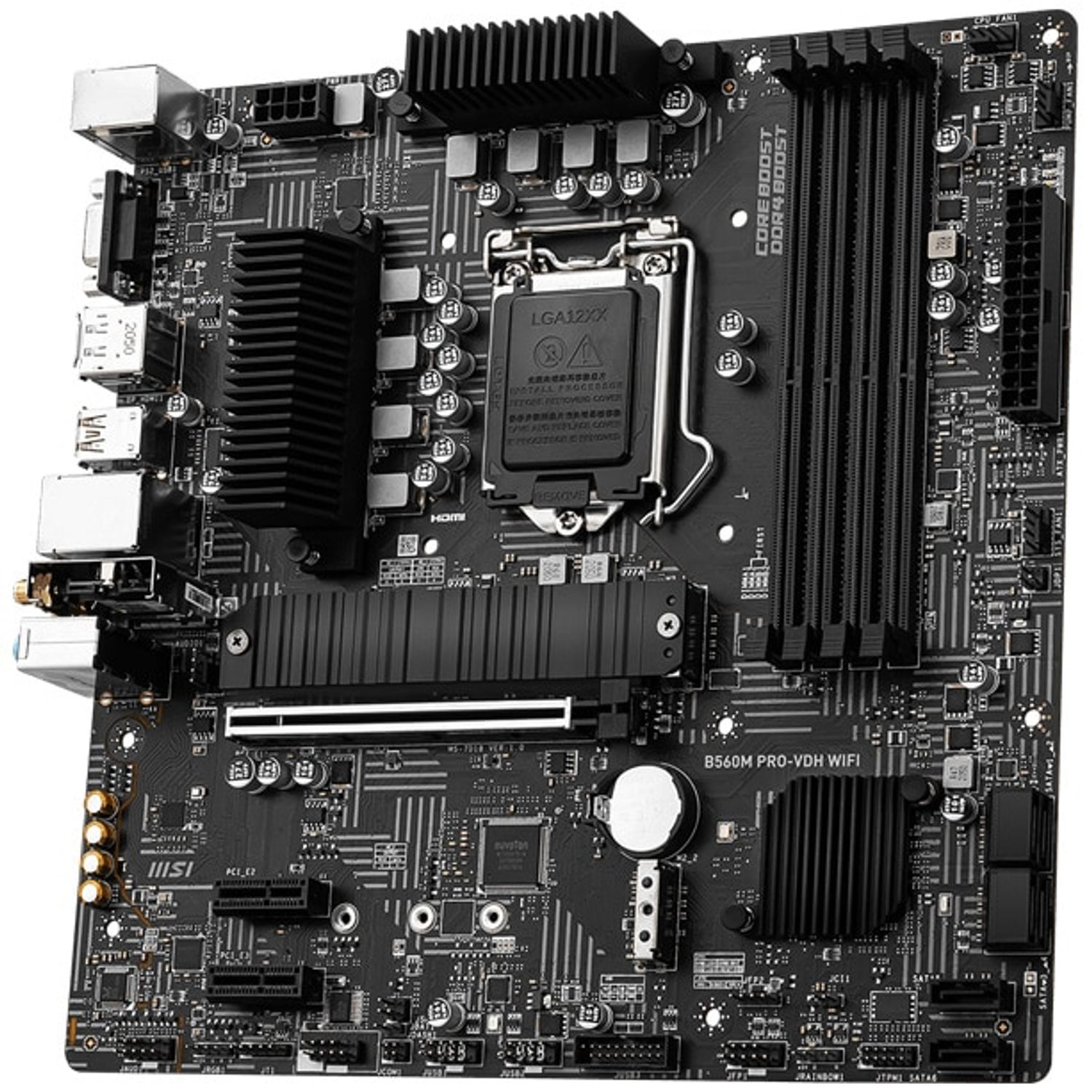 Placa de baza MSI B560M Pro-VDH Wi-fi, Socket 1200 (4719072807849) fotografia produsului View 2 L