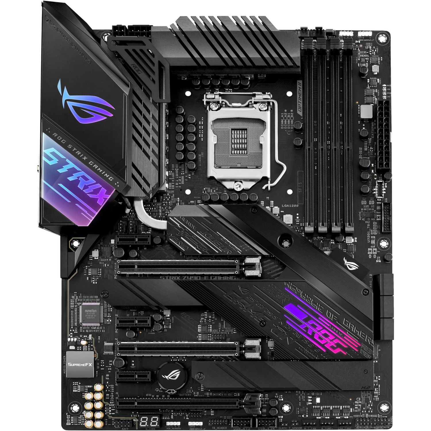 Placa de baza Asus ROG Strix Z490-E Gaming, Socket 1200 (4718017671620) fotografia produsului