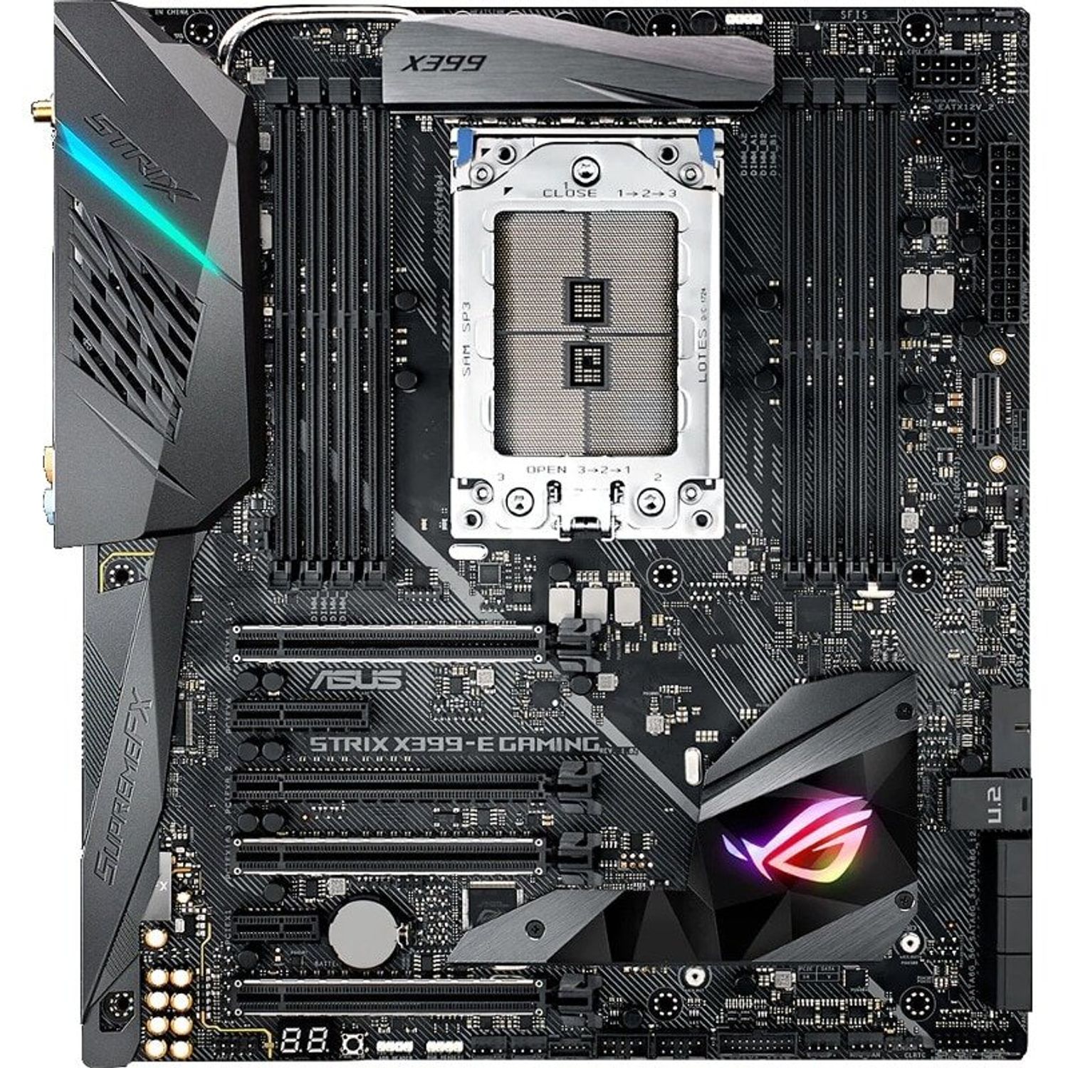 Placa de baza Asus ROG Strix X399 E Gaming, Socket TR4 (4712900843460) fotografia produsului