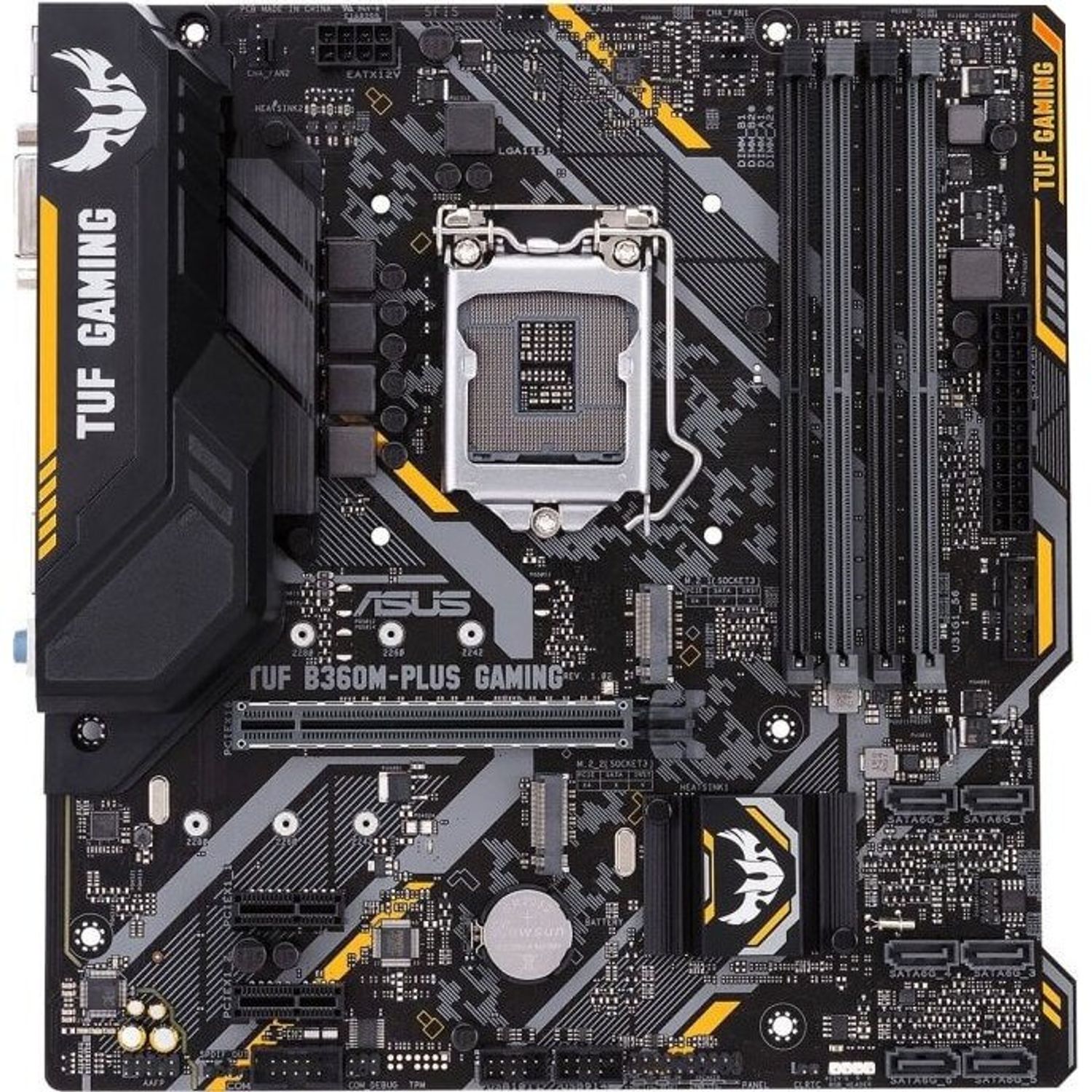 Placa de baza Asus TUF B360M-Plus Gaming, Socket 1151 (4712900992502) fotografia produsului