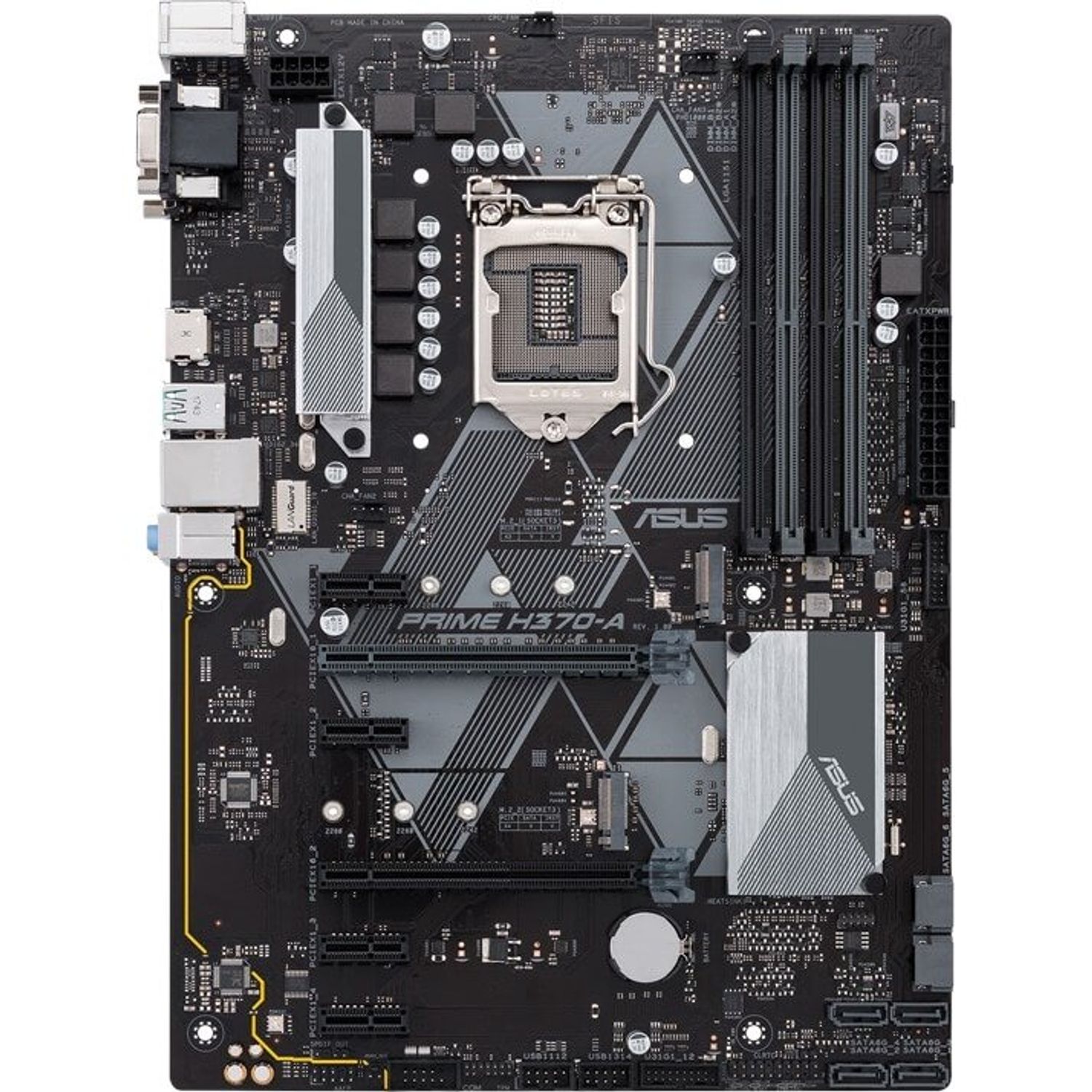 Placa de baza Asus Prime H370-A, Socket 1151 (4712900960129) fotografia produsului