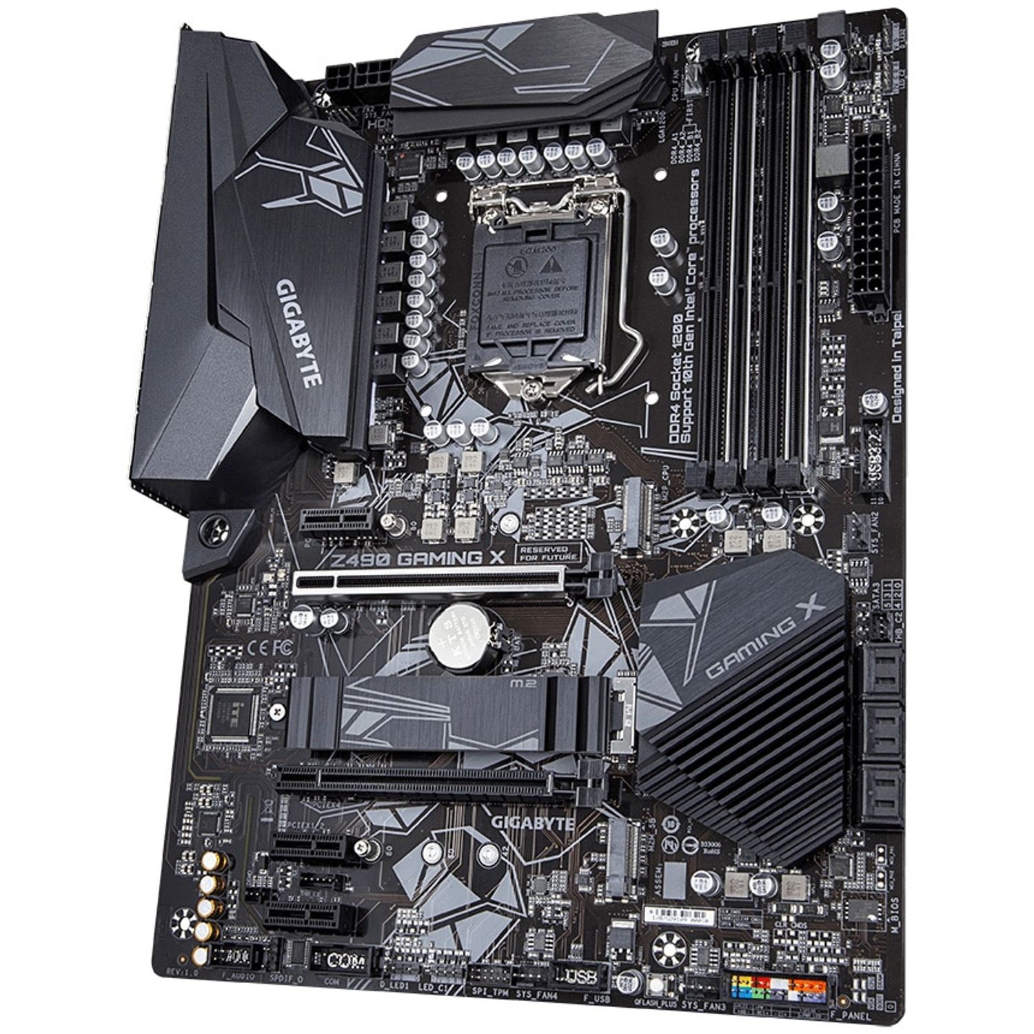 Placa de baza Gigabyte Z490 Gaming X, Socket 1200 (4719331808365) fotografia produsului View 2 L