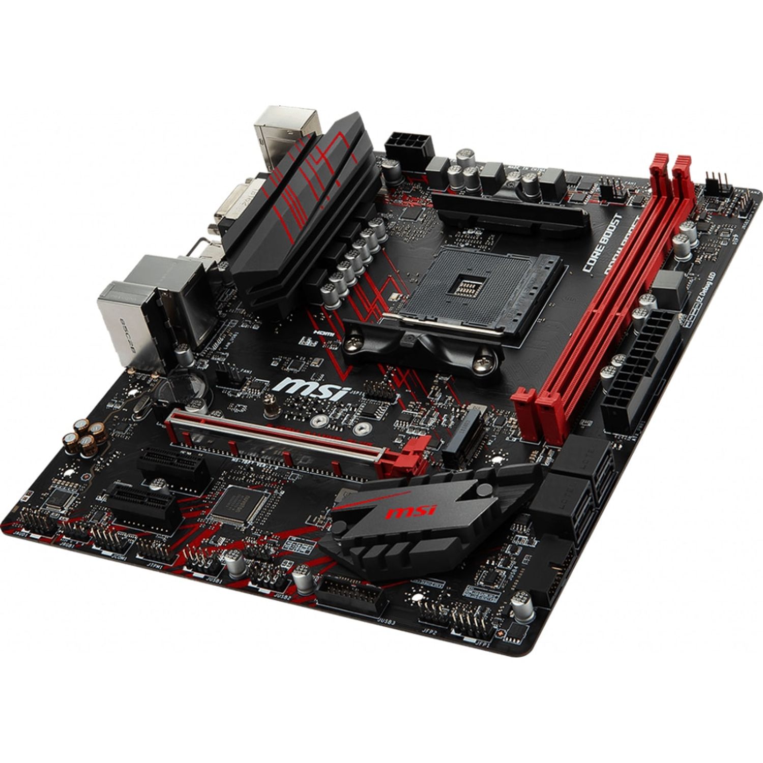 Placa de baza MSI B450M Gaming Plus, Socket AM4 (4719072587024) fotografia produsului View 2 L