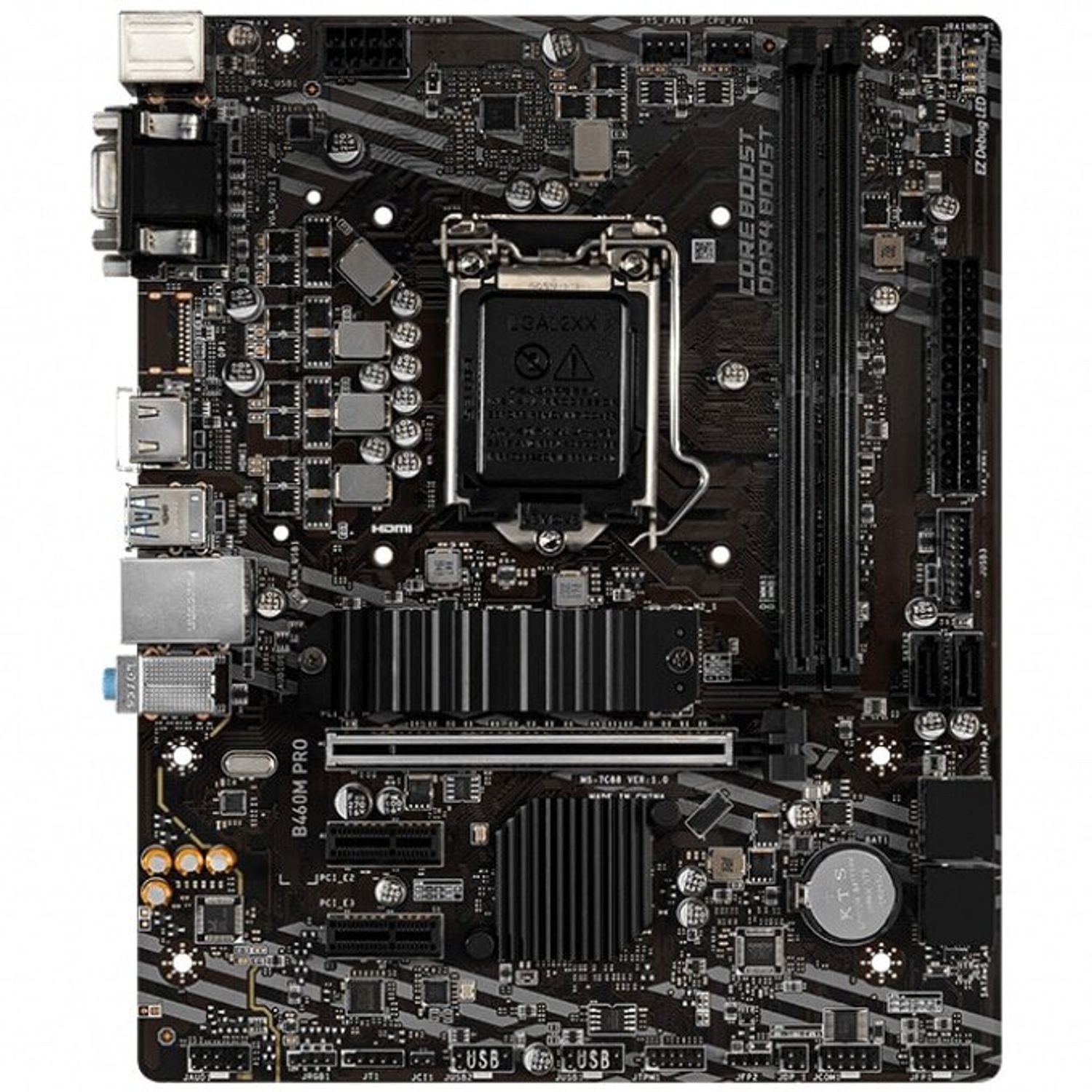 Placa de baza MSI B460M Pro, Socket 1200 (4719072730390) fotografia produsului
