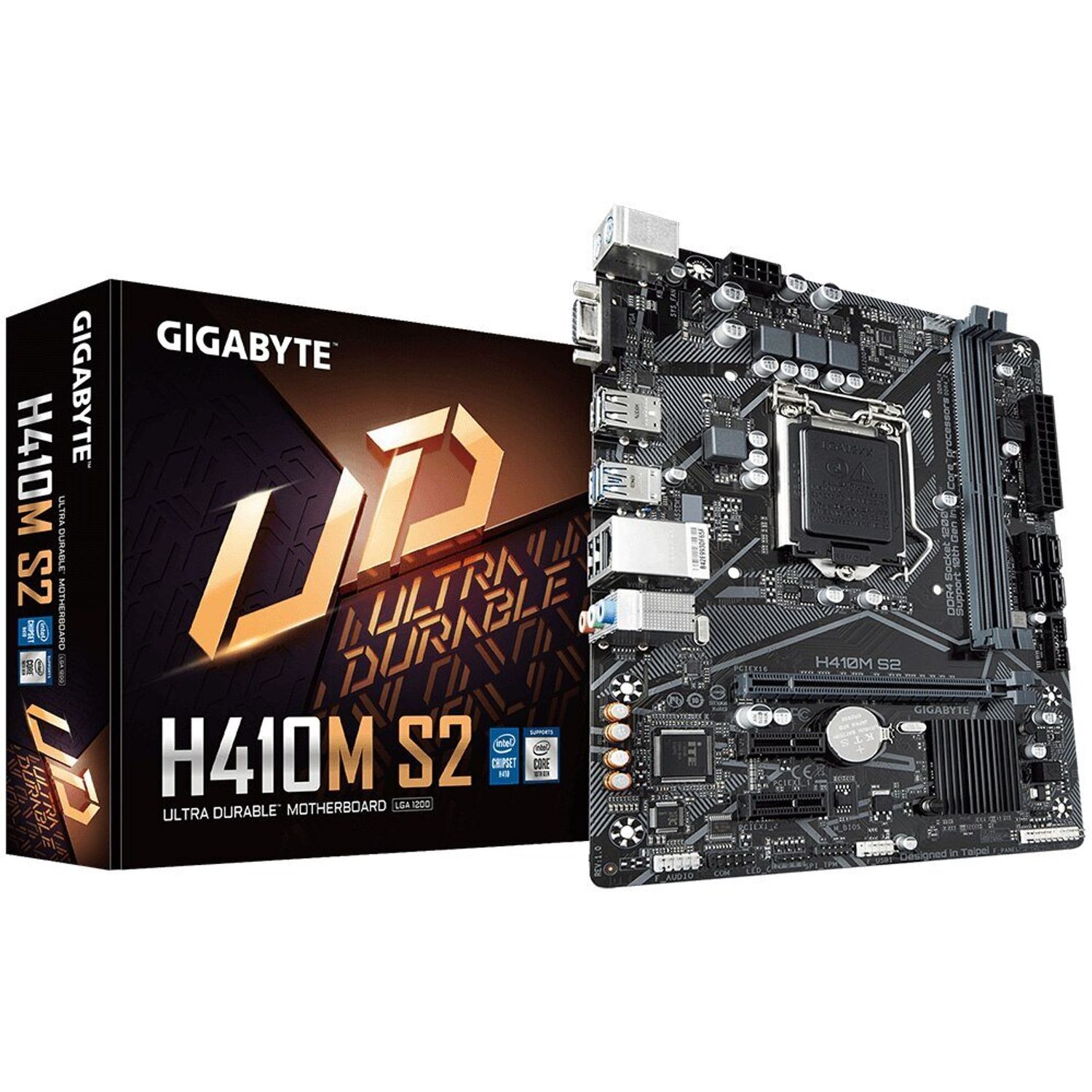 Placa de baza Gigabyte H410M S2, Socket 1200 (4719331809386) fotografia produsului