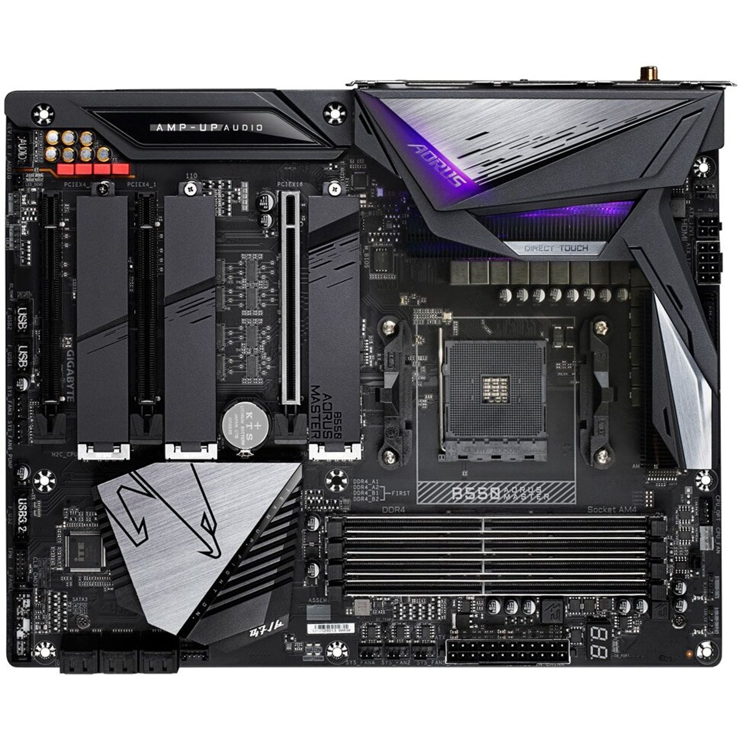 Placa de baza Gigabyte B550 Aorus Master, Socket AM4 (4719331809393) fotografia produsului
